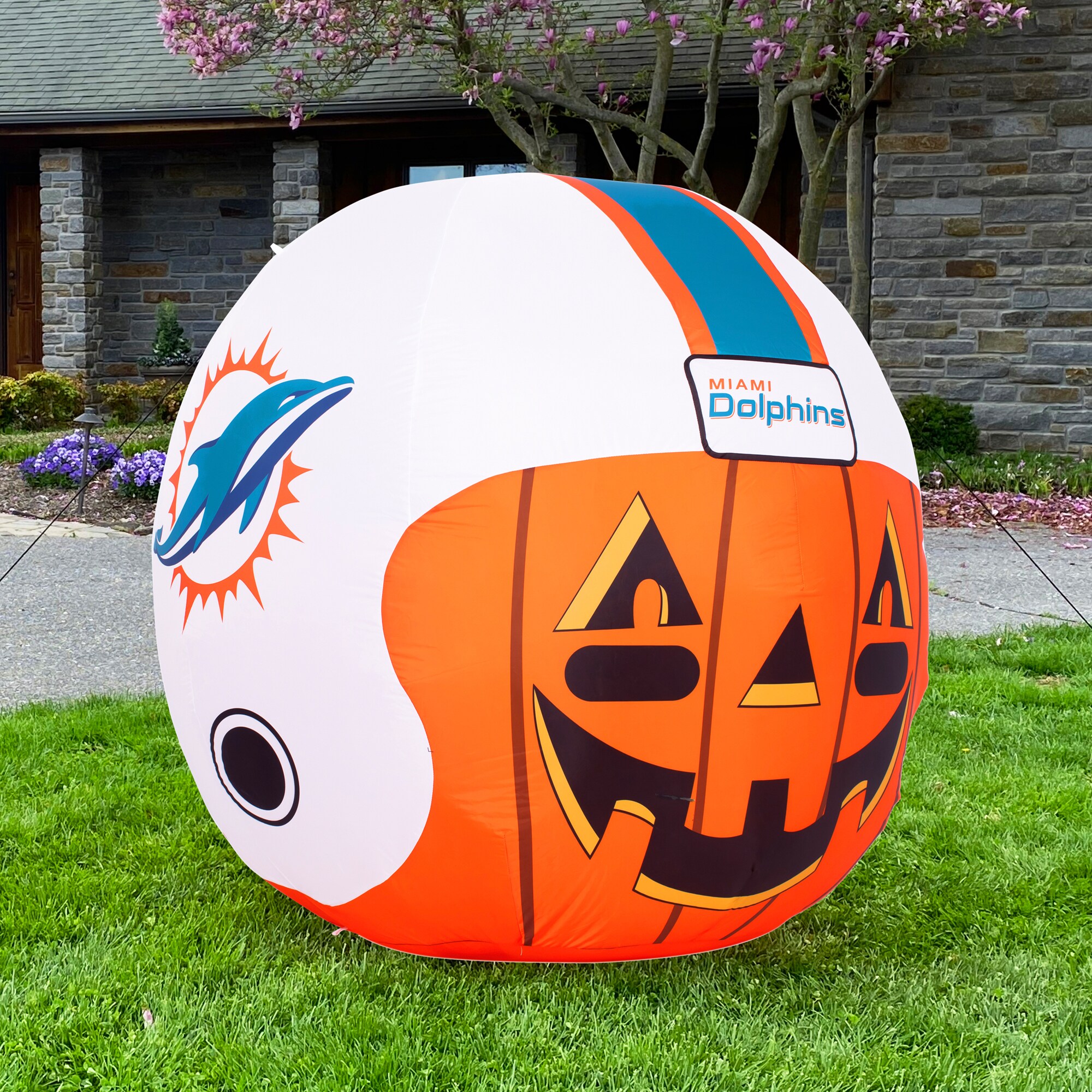 Miami Dolphins NFL Team Inflatable Lawn Helmet