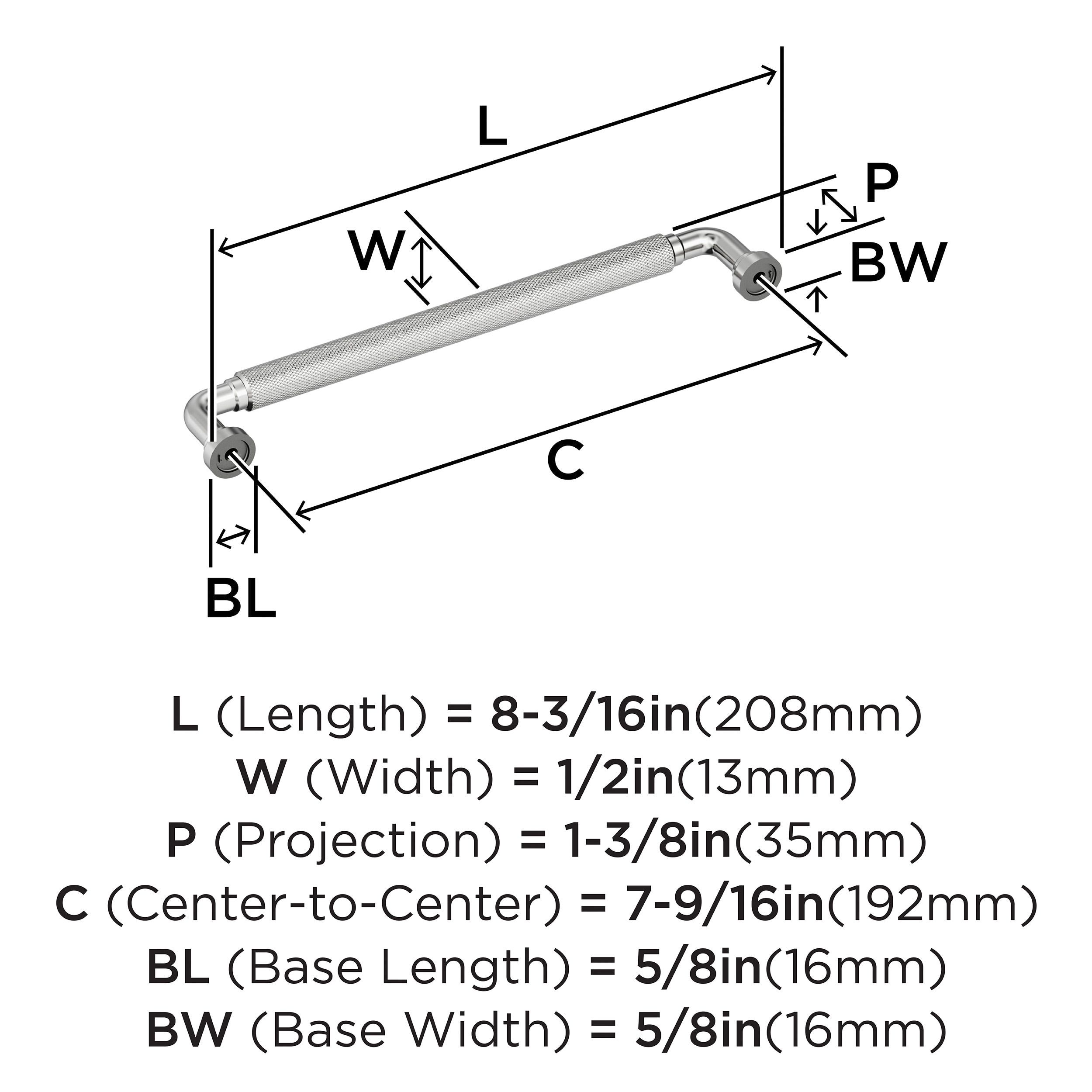 Amerock BP3768526 Cabinet-Pulls - View #4