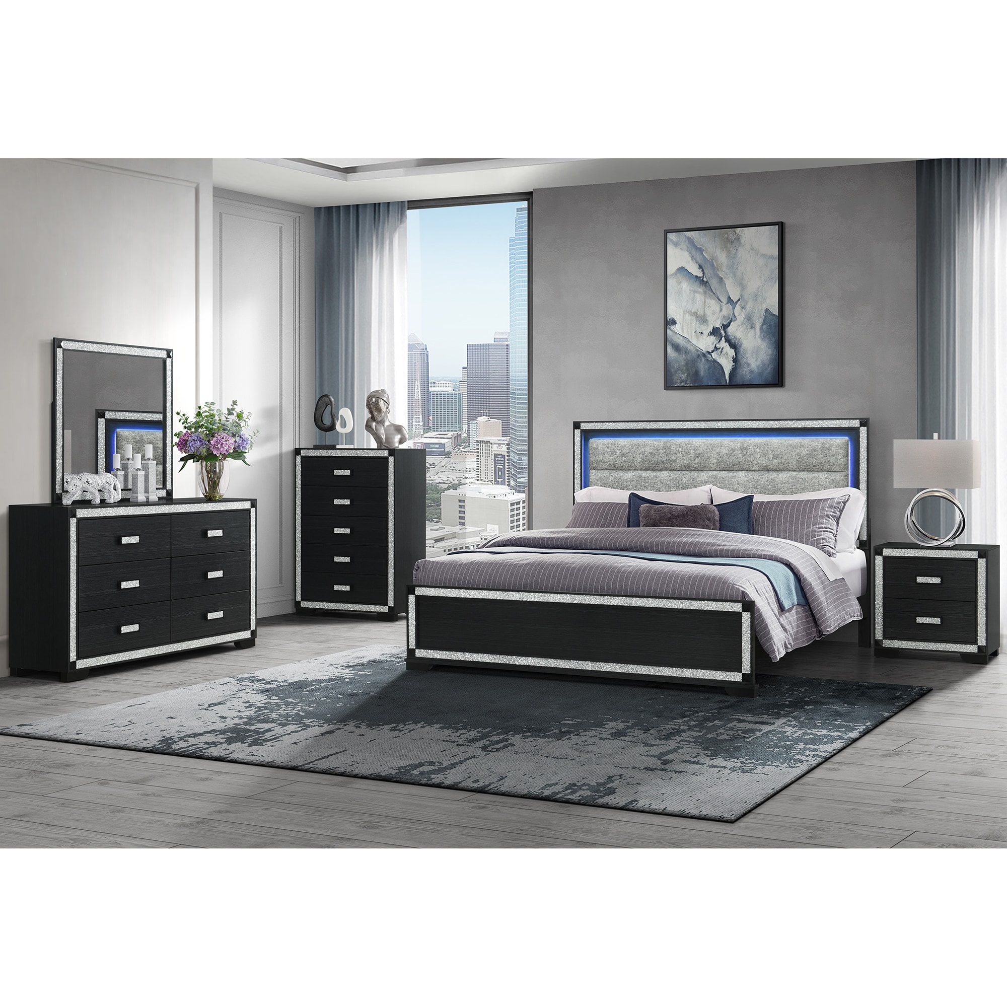 GLANZEND 6514U4MPK nightstands - View #4