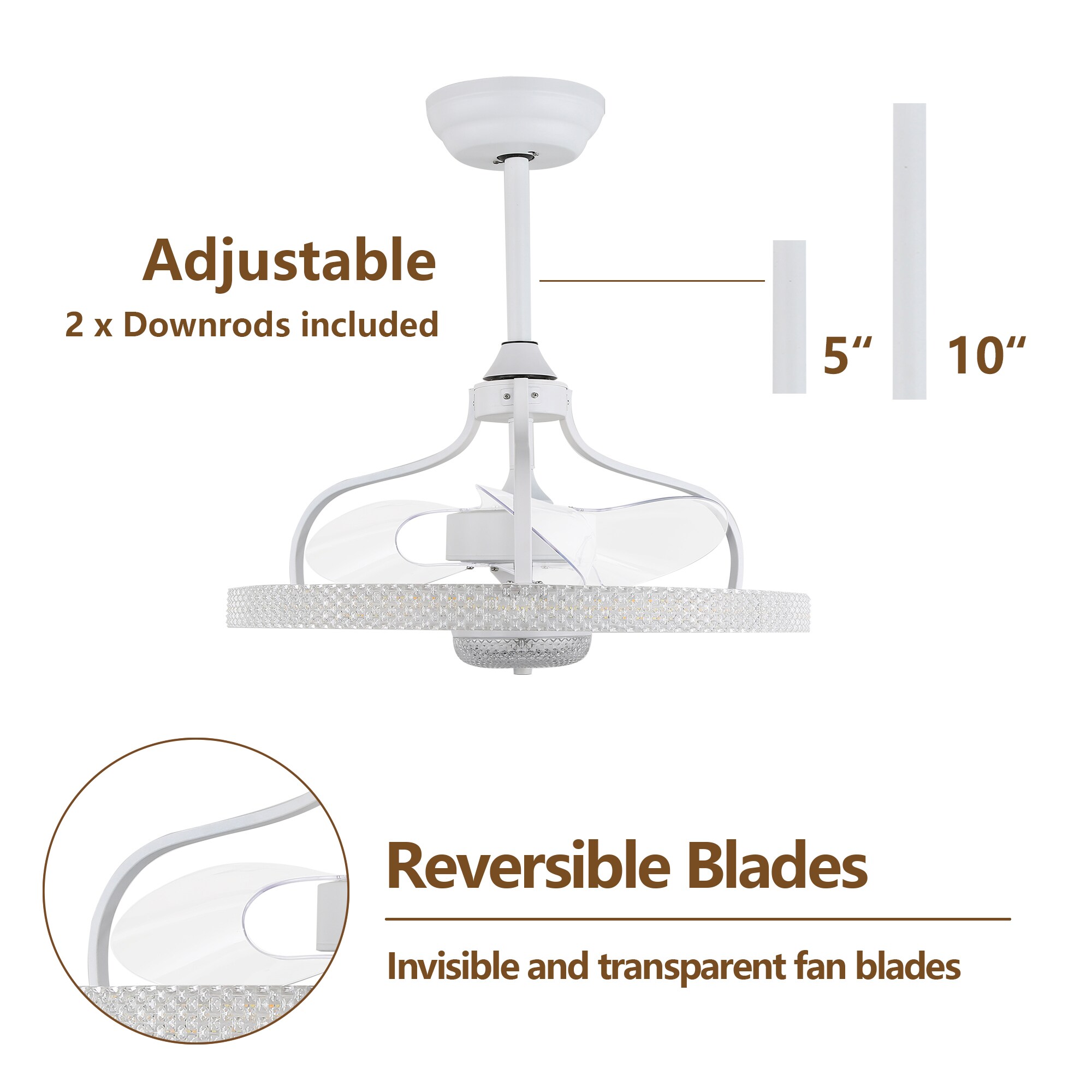 Bella Depot BD2029-W Ceiling-Fans - View #7