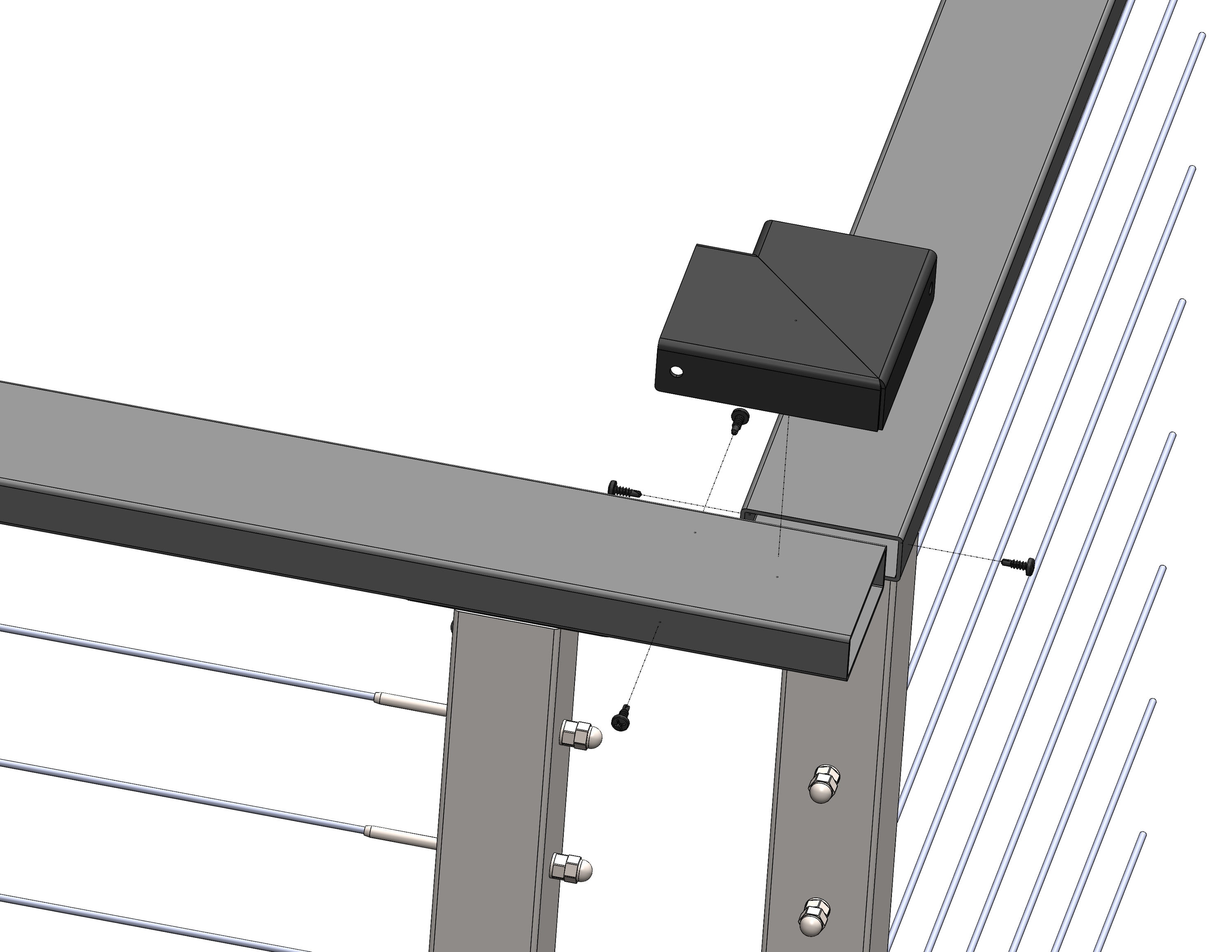 CityPost CP-SL-90-BR Deck-Adapters - View #2