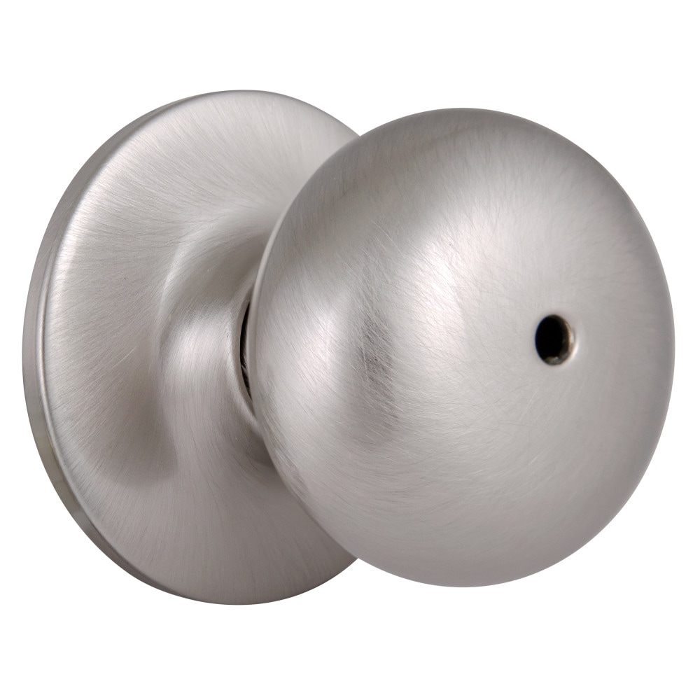 Design House 753319 Cambridge Cambridge Satin Nickel Interior Bed/Bath Privacy door knob Single pack