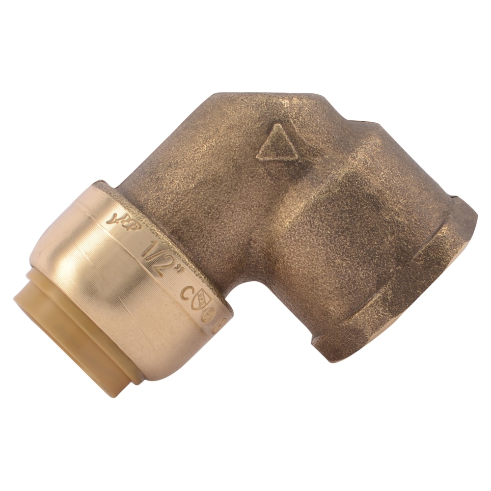 SharkBite 1/2-in Push-to-Connect x 1/2-in FNPT dia 90-Degree Female Adapter Push Fitting