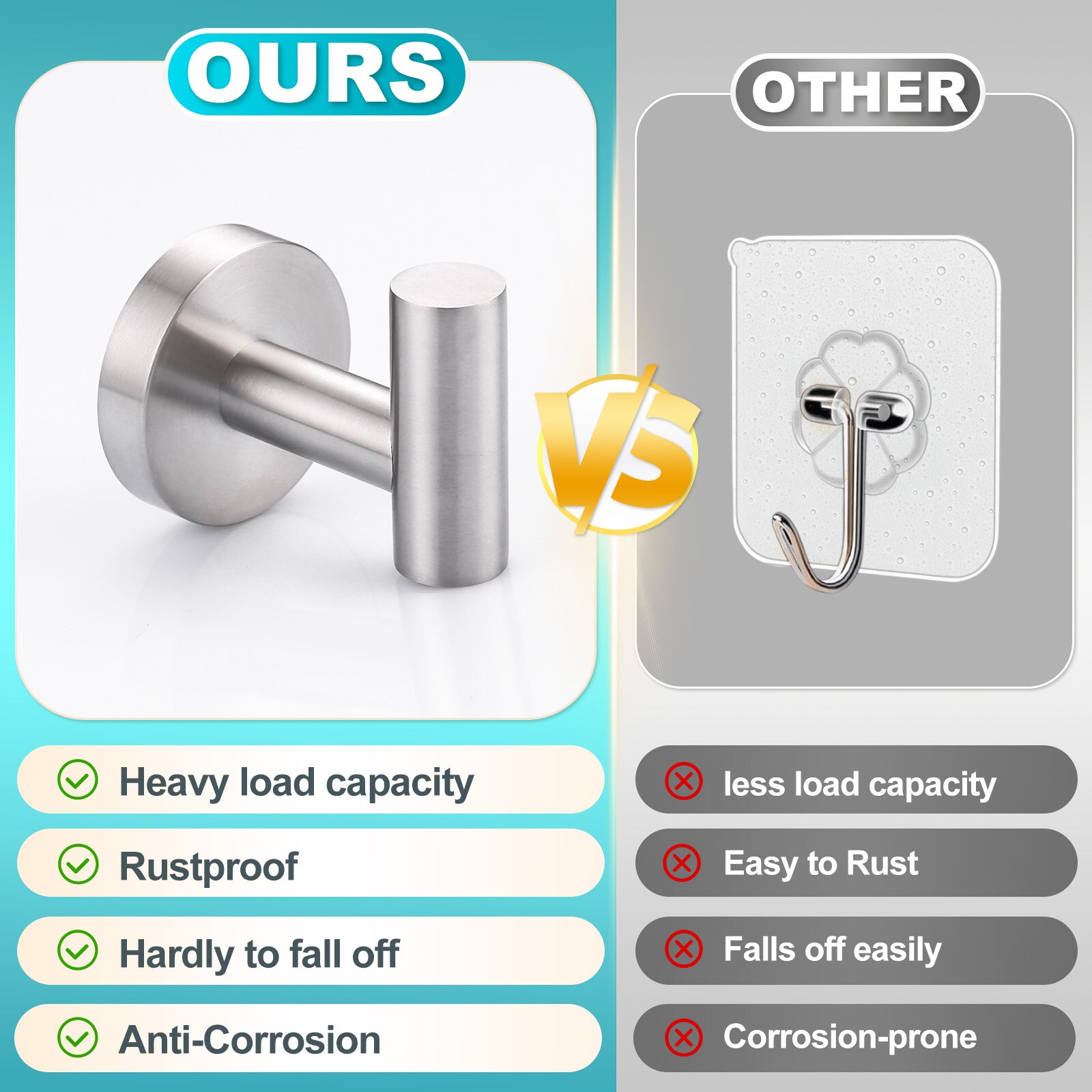 WOWOW 410036X2-LW Robe-Hooks - View #6
