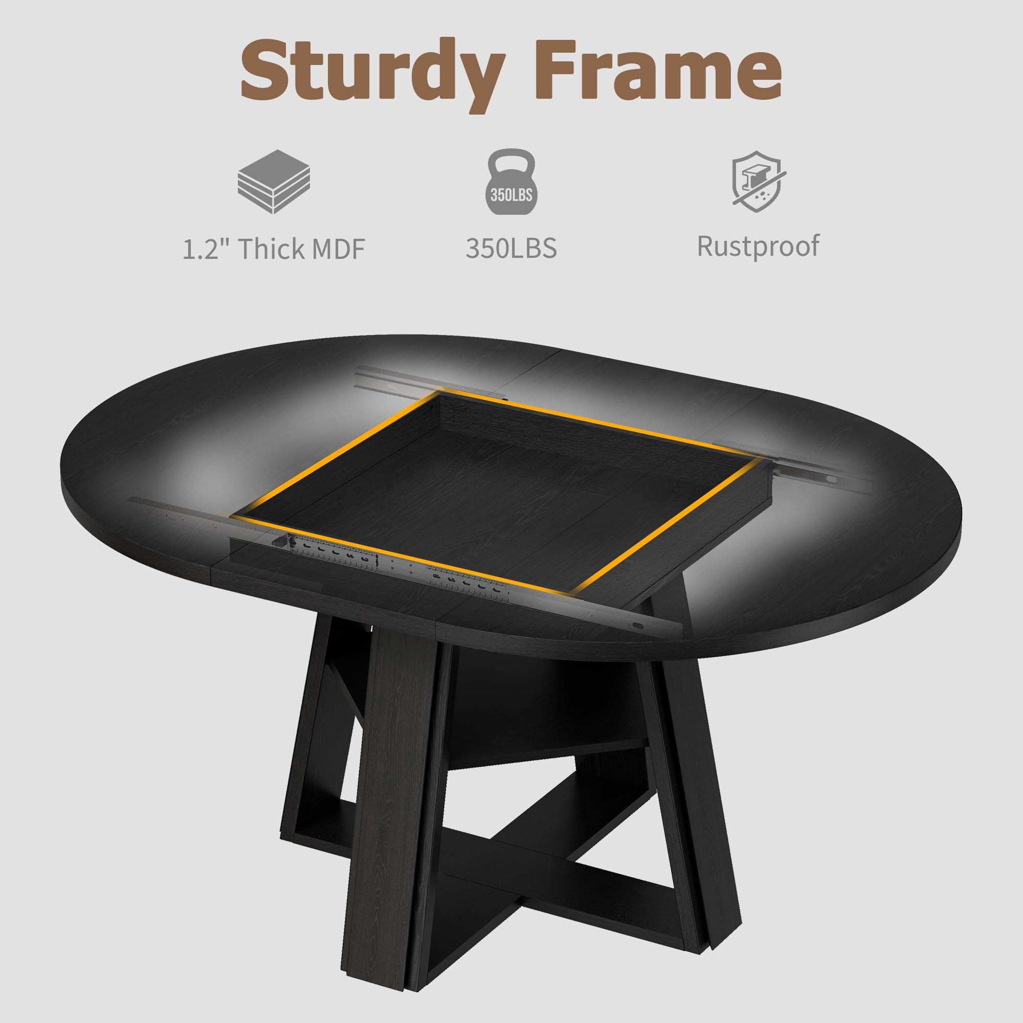 GarveeLife BWR-602T8SZNGB8 Dining-Tables - View #6