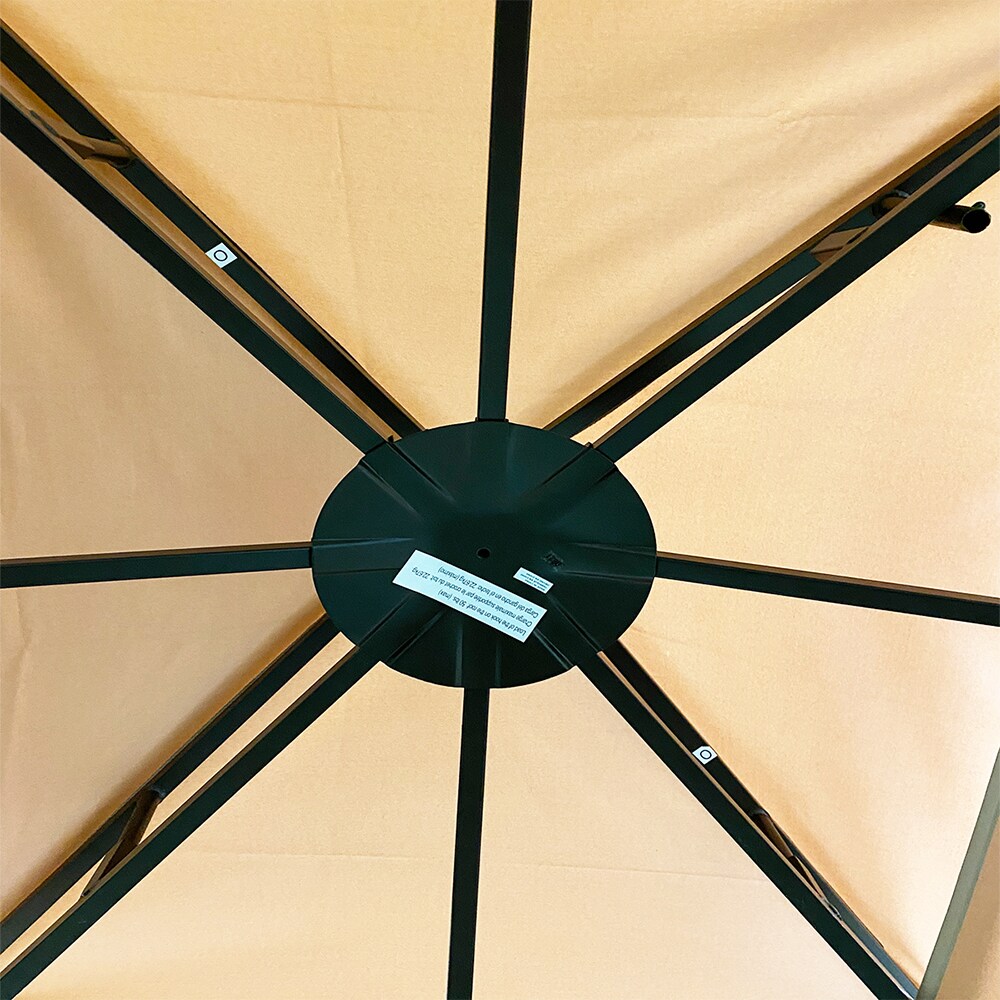 Garden Winds RipLock 350 Beige Canopy Replacement Top in the