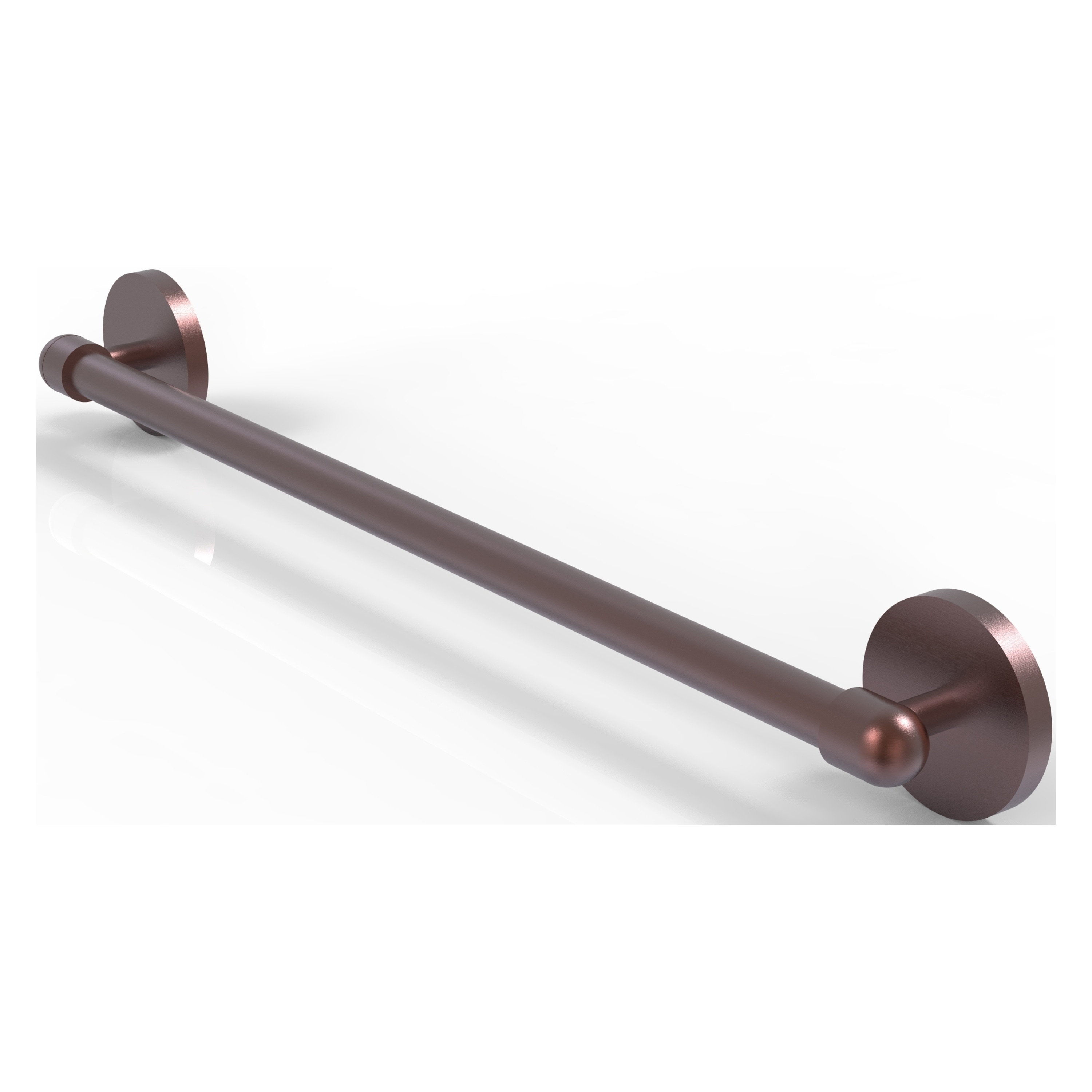 Allied Brass TA-41/24-CA Tango 24-in Antique Copper Wall mount Single Towel Bar