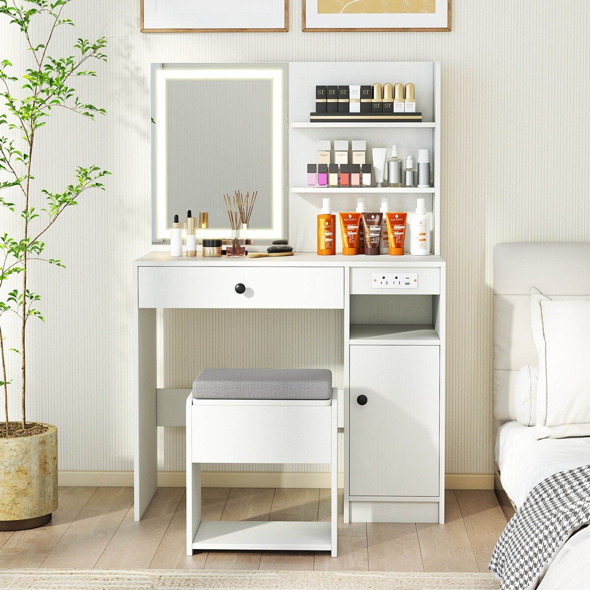 Costway HCST07951 Bedroom-Vanities - View #2