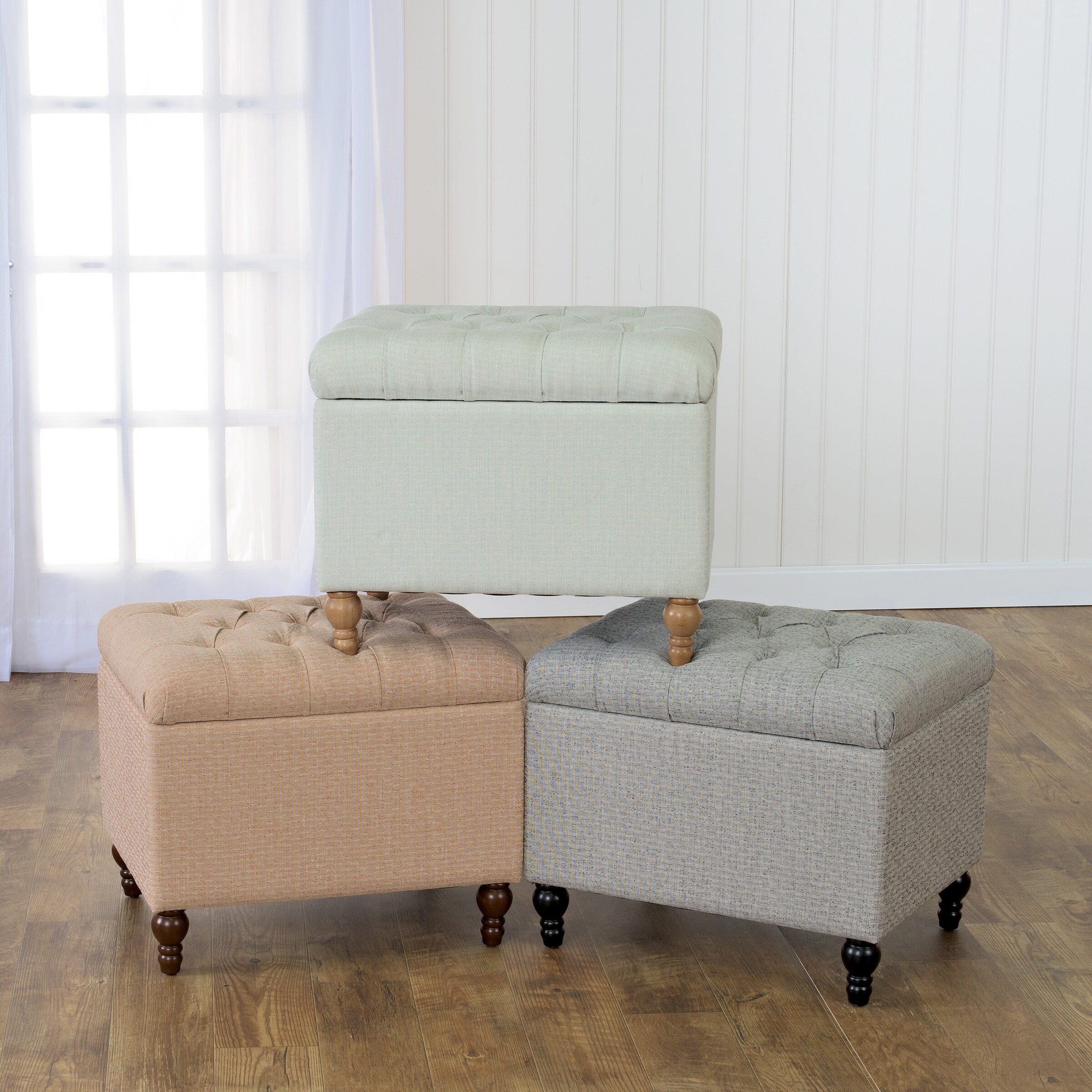 HomePop K7506-F2185 Indoor-Ottomans - View #4