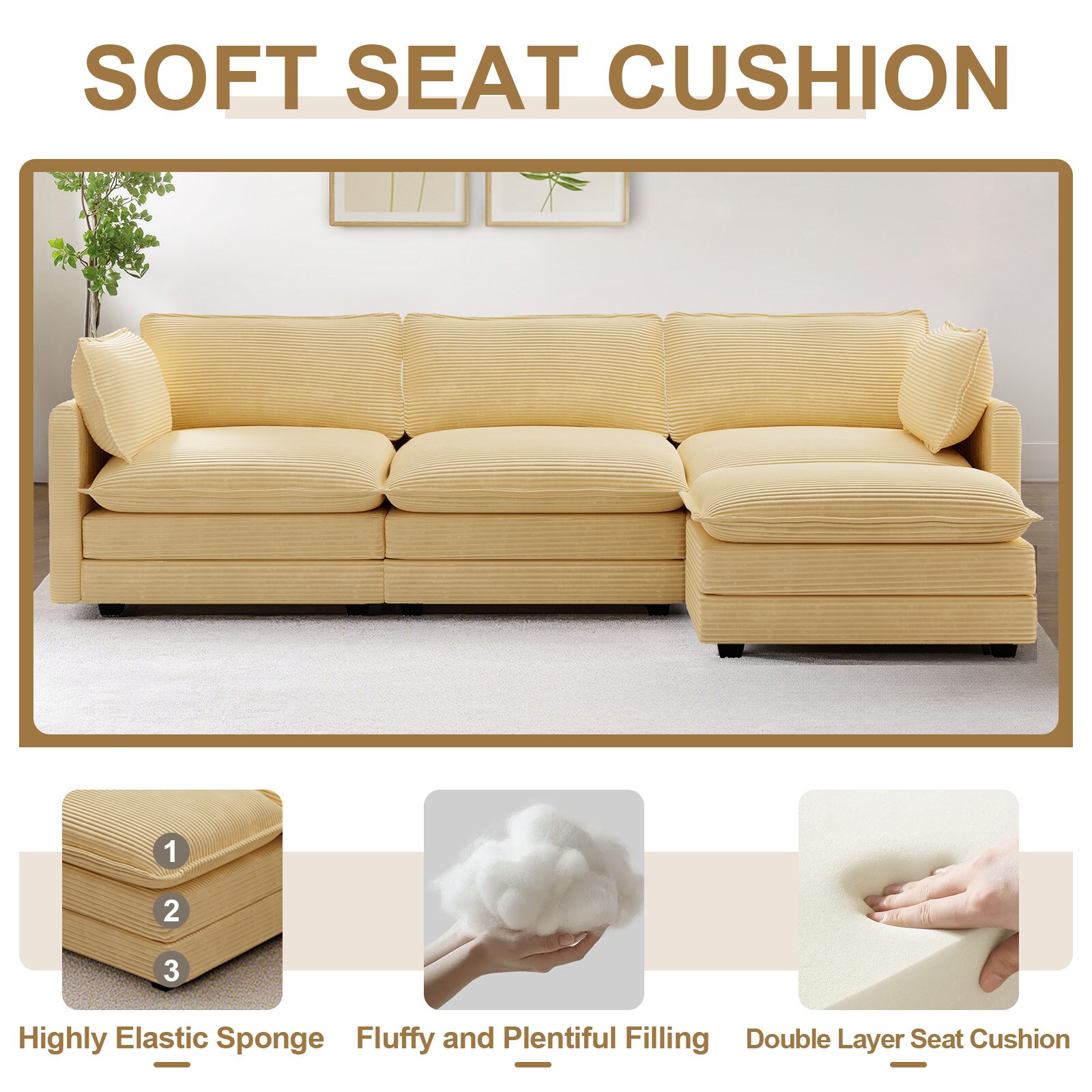 VOUA SAF-MLTER-PK Sofas-Loveseats - View #5