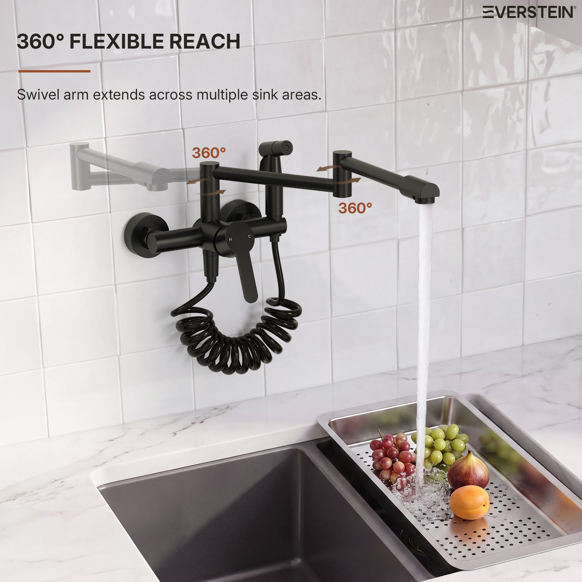 EVERSTEIN SFS-1087-BK Kitchen-Faucets - View #5