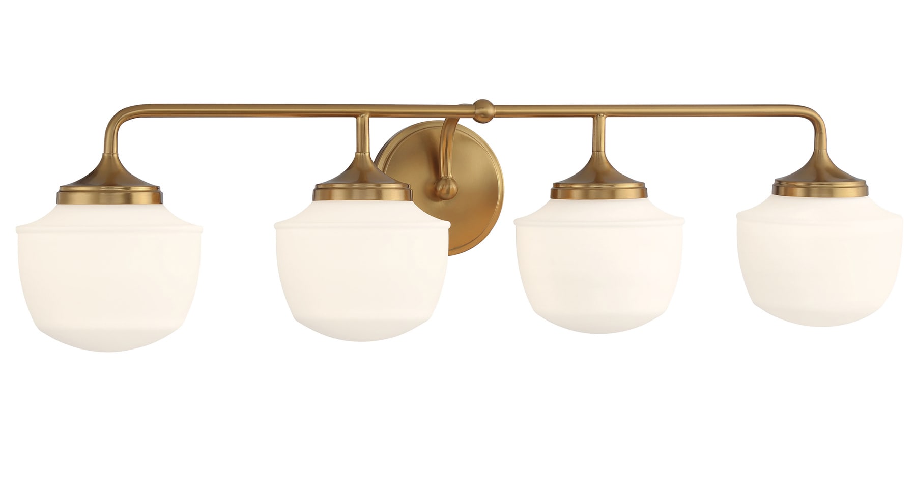 Minka Lavery 2574-575 Cornwell 32-in 4 -Light Antique Brass Modern/contemporary Vanity light bar