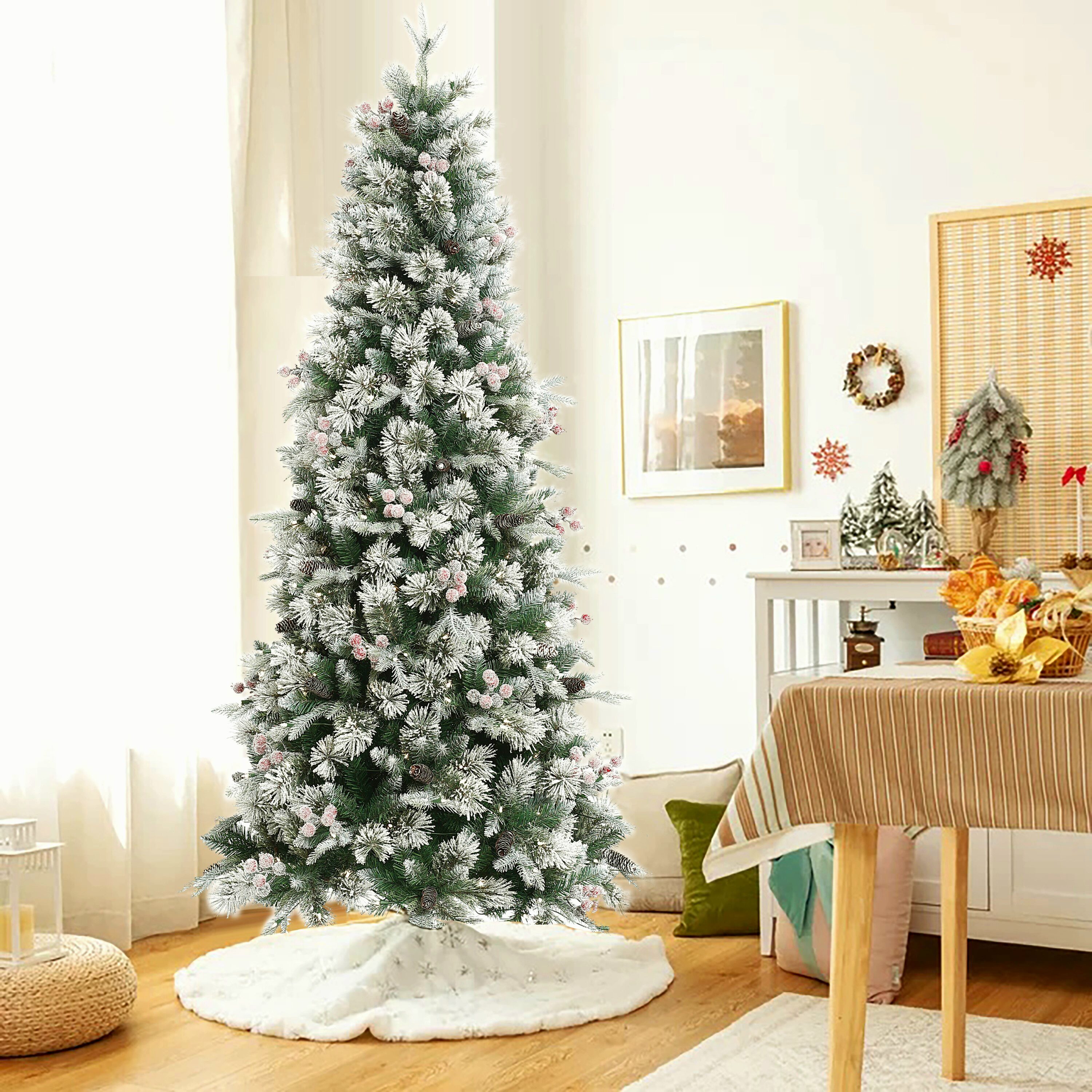 LuxenHome WHAP1800 Artificial-Christmas-Trees - View #3