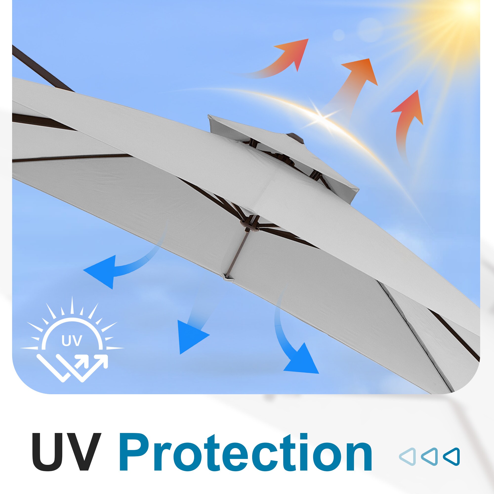 VOUA JYLM-10X10-GY Umbrellas-2 - View #5