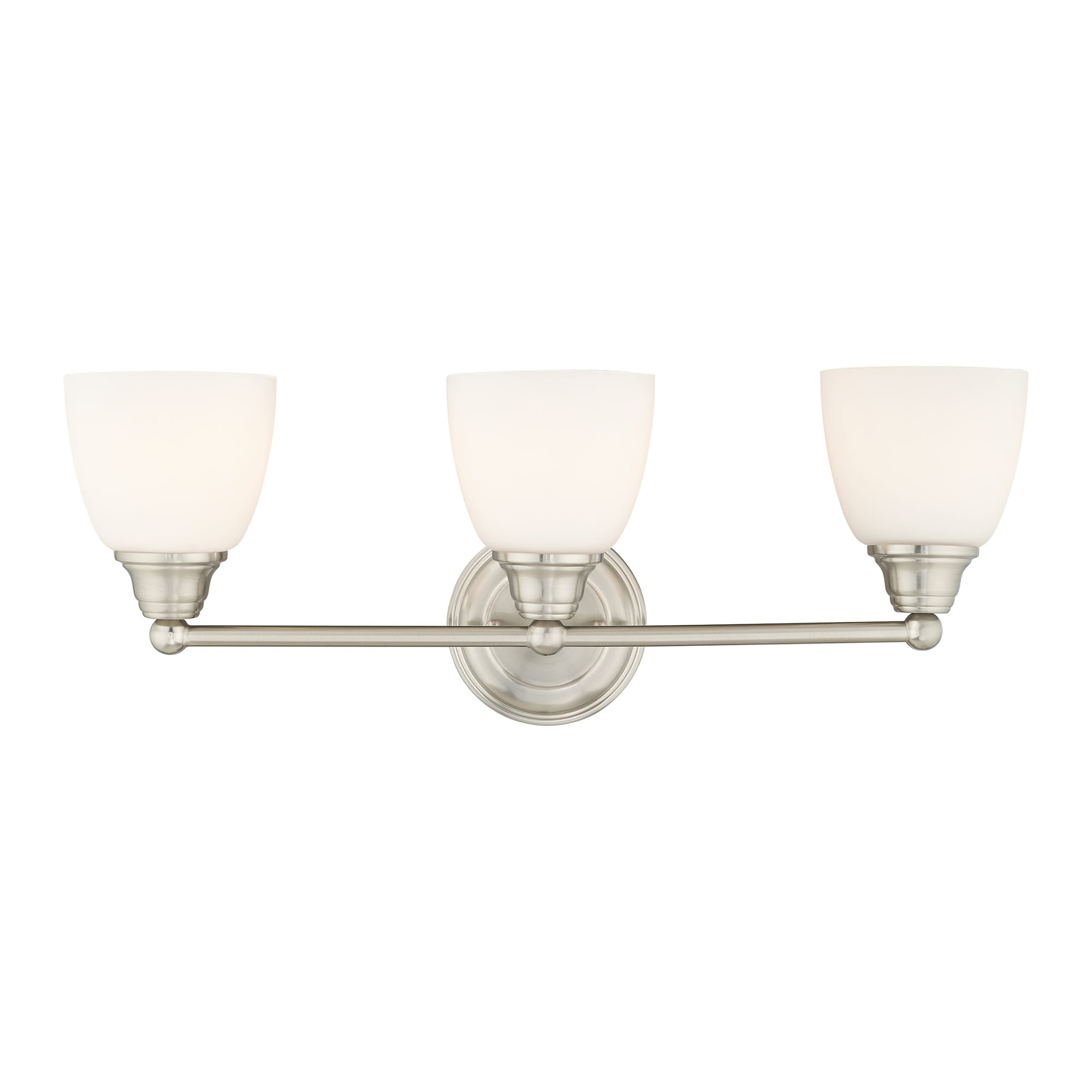 Livex Lighting 13663-91 Somerville 23-in 3 -Light Brushed Nickel Traditional Vanity light