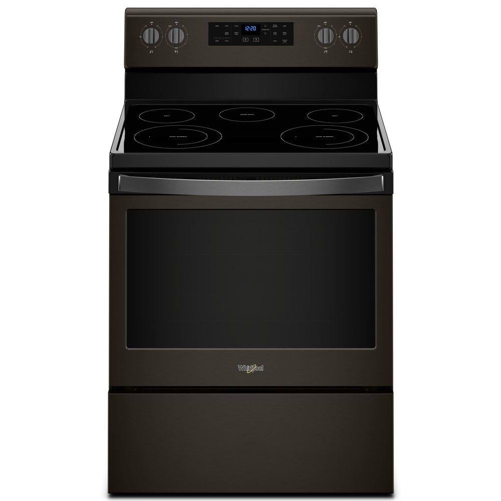 whirlpool glass top stove self cleaning