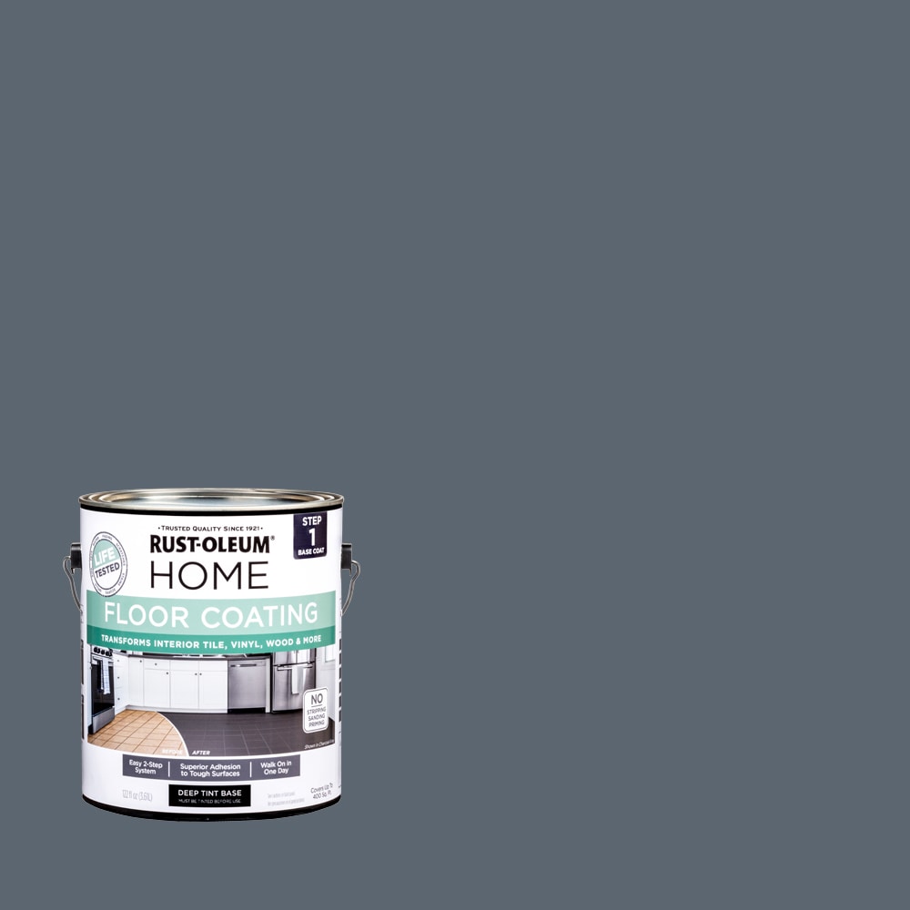 Rust-Oleum 363163T Home Floor Coating Gunmetal Matte Interior Porch and Floor paint ( 1-gallon )