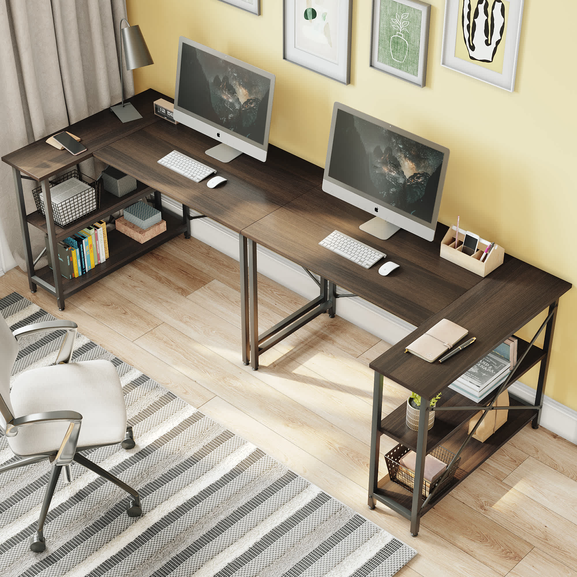 Bestier LOW-1298-D31BRN desks - View #8