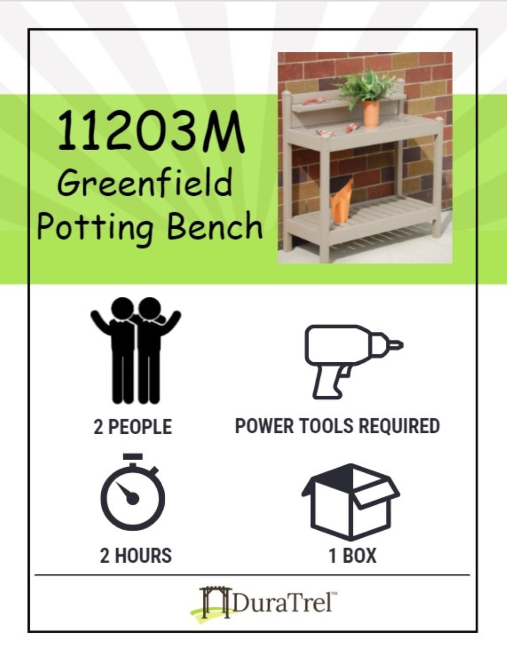Dura-Trel 11203M Potting-Benches - View #4