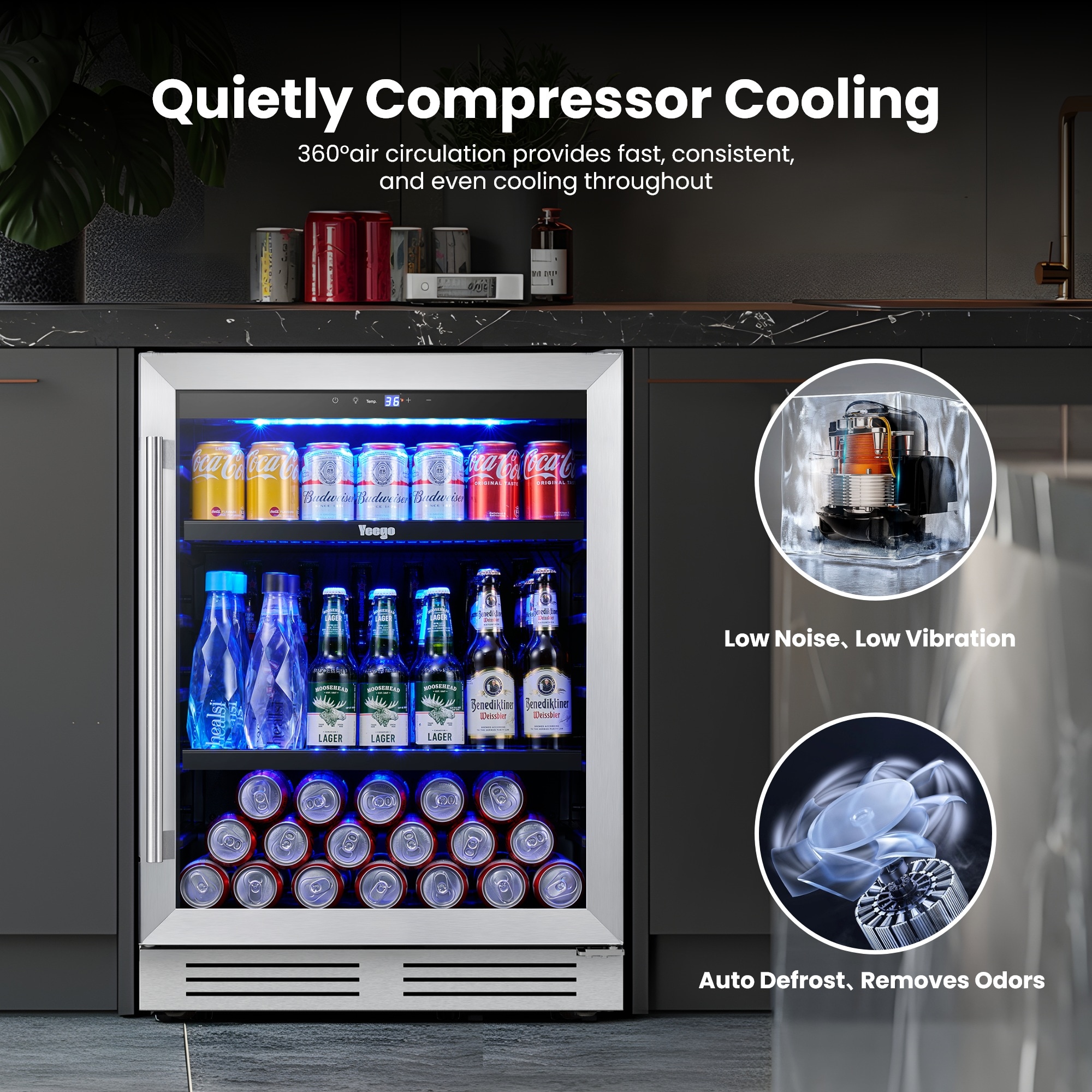 Yeego YEG-BS24-LS Beverage-Dispensers - View #3