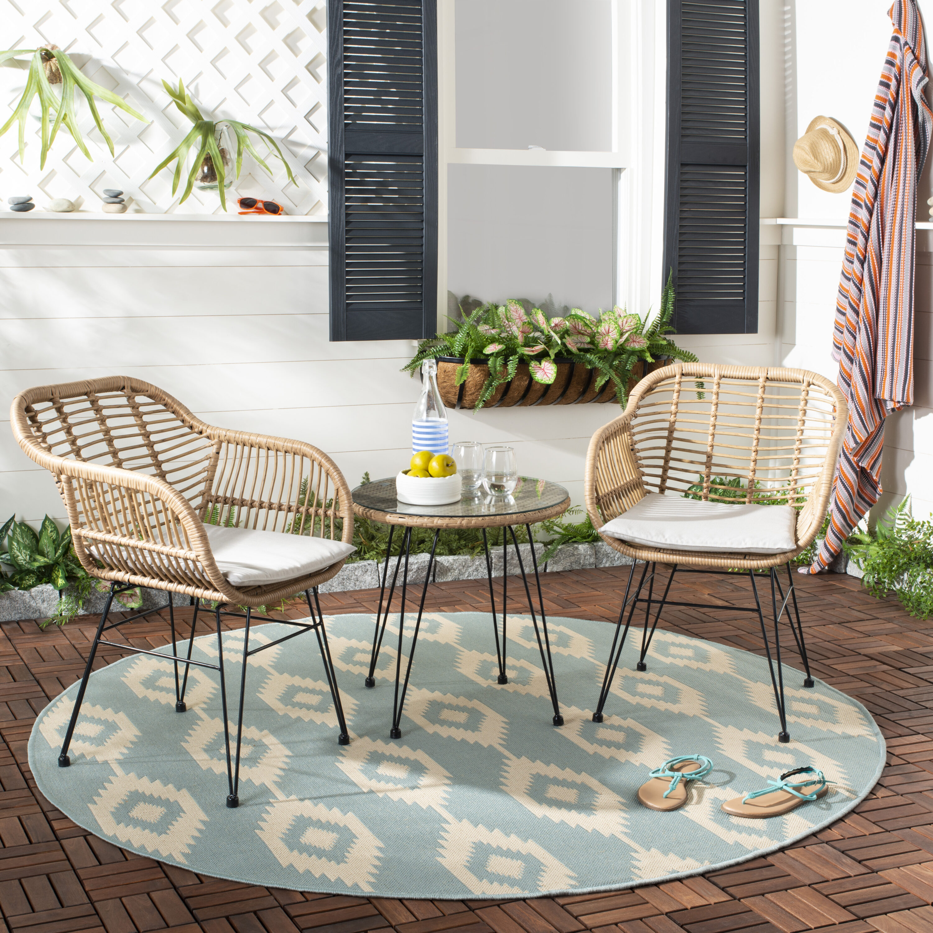 Safavieh PAT9004C Patio-Conversation-Sets - View #10