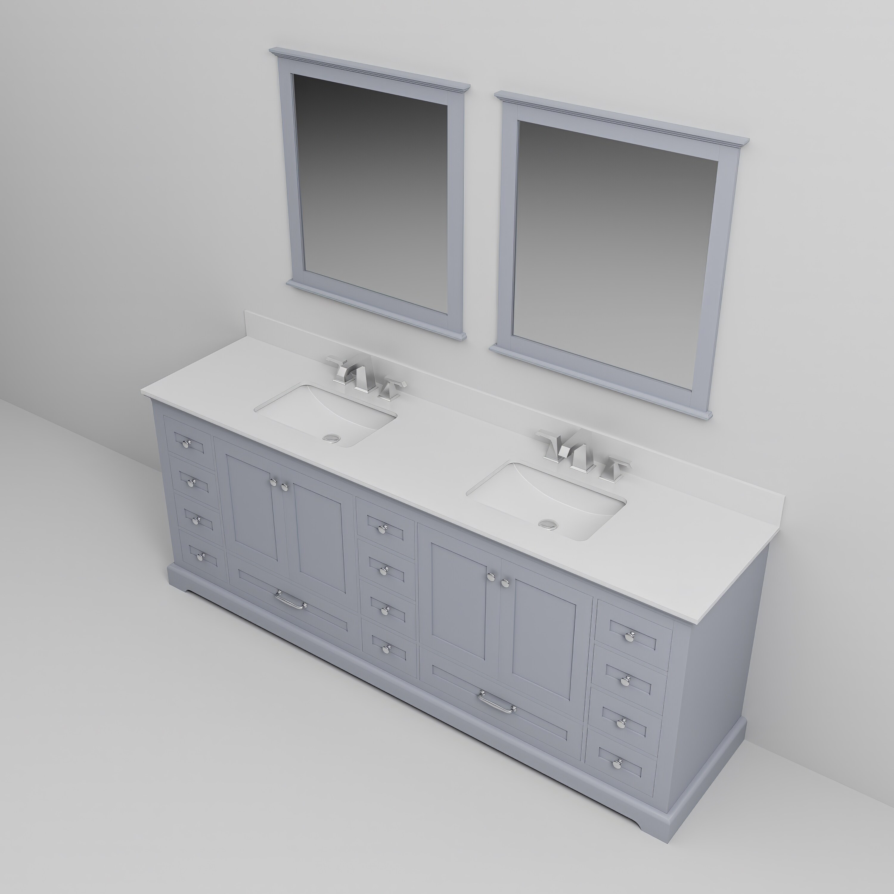 Lexora LVD84DB311 Bath-Vanity-Combo - View #11