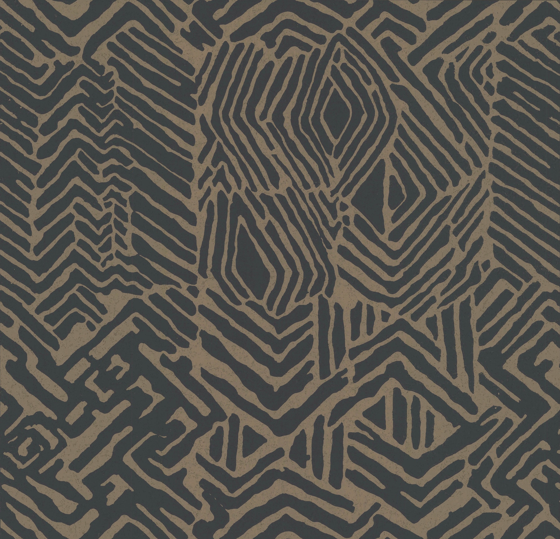 York Wallcoverings HC7551 Ronald Redding Handcrafted Naturals 60.8-Sq. Feet Brown Paper Abstract Unpasted Wallpaper