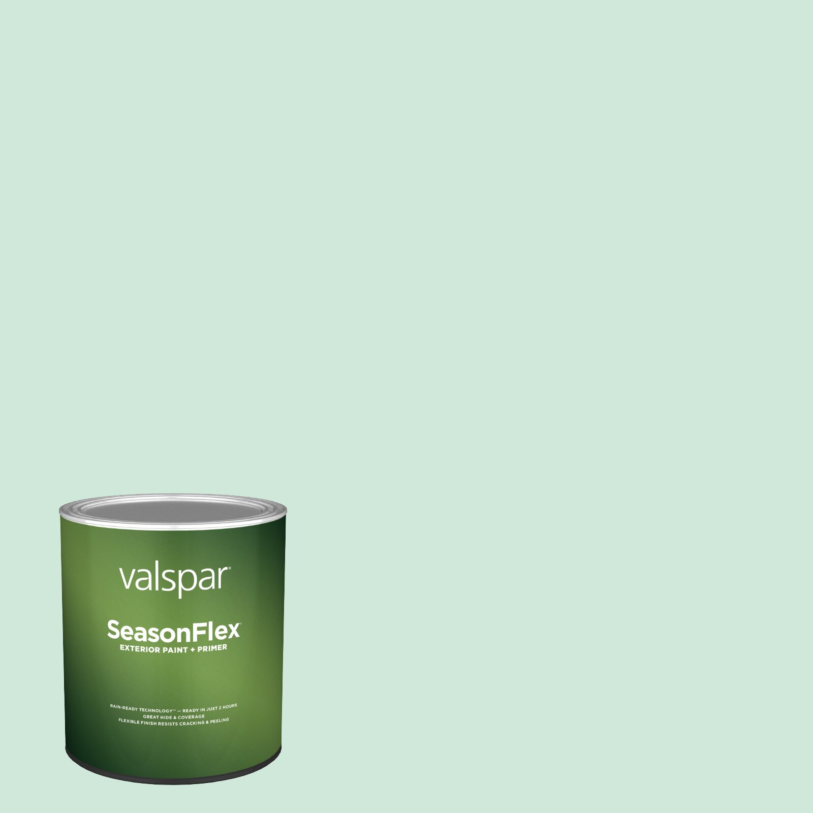Valspar 6001-7A-936239 SeasonFlex Flat Icy Mint 6001-7A Latex Exterior Paint + Primer ( 1-quart )