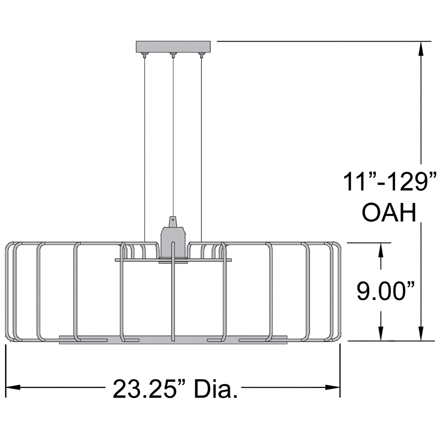 Access Lighting 23890LEDDLP-GLD Pendant-Lights - View #2