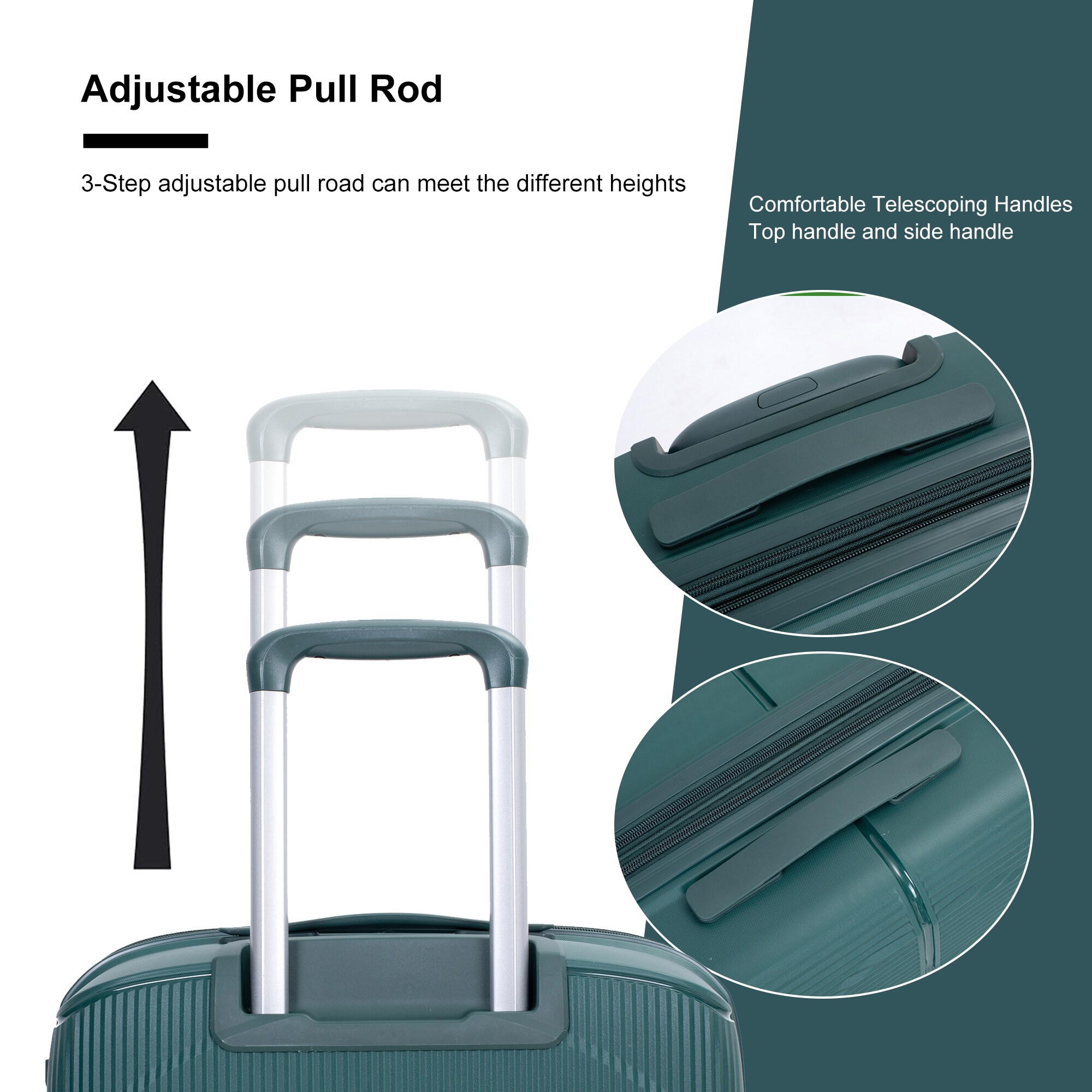 SINOFURN SYD9400021GN Luggage-And-Luggage-Sets - View #3
