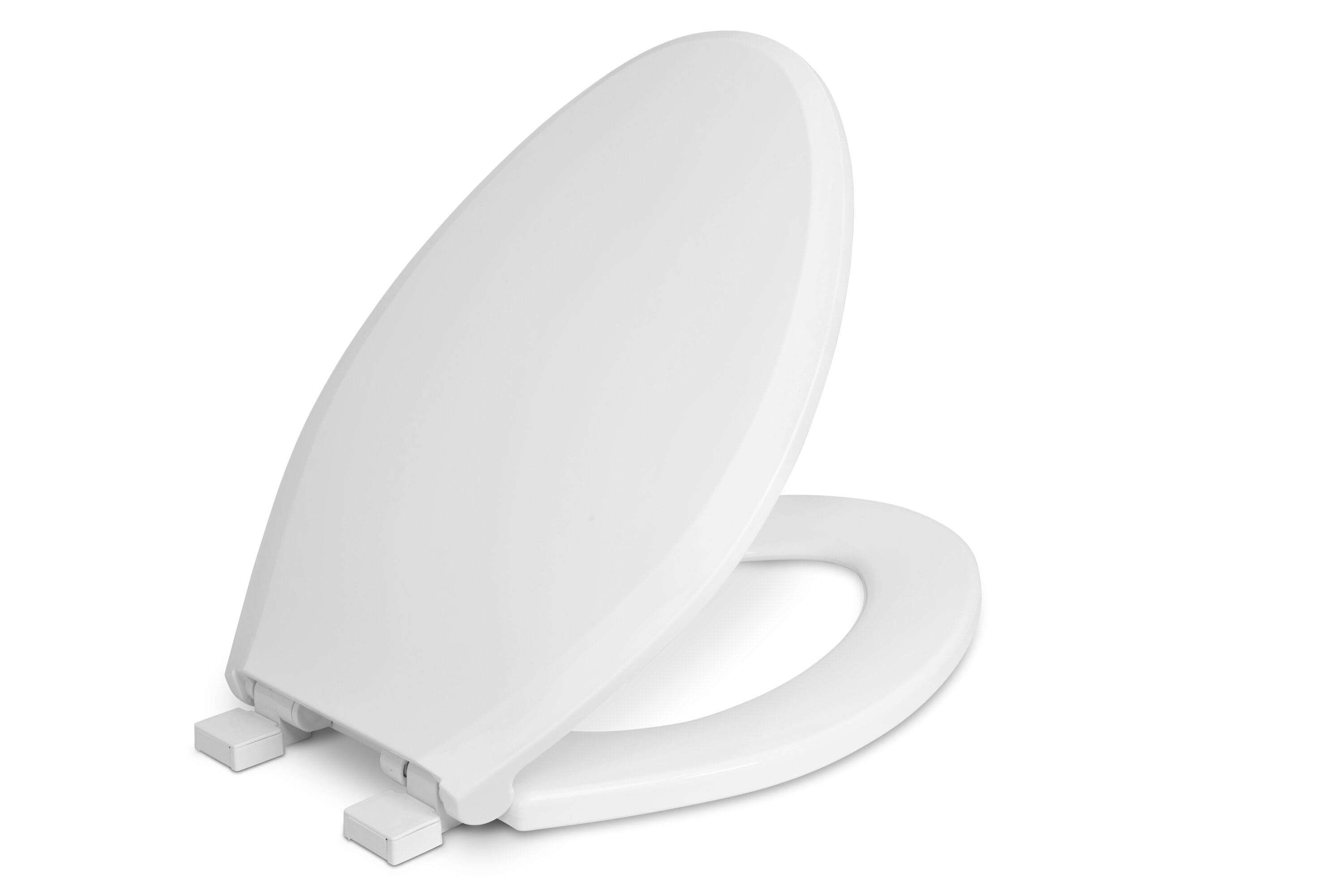 Centoco DS3800SCLC-001 Plastic White Elongated Soft Close Toilet Seat