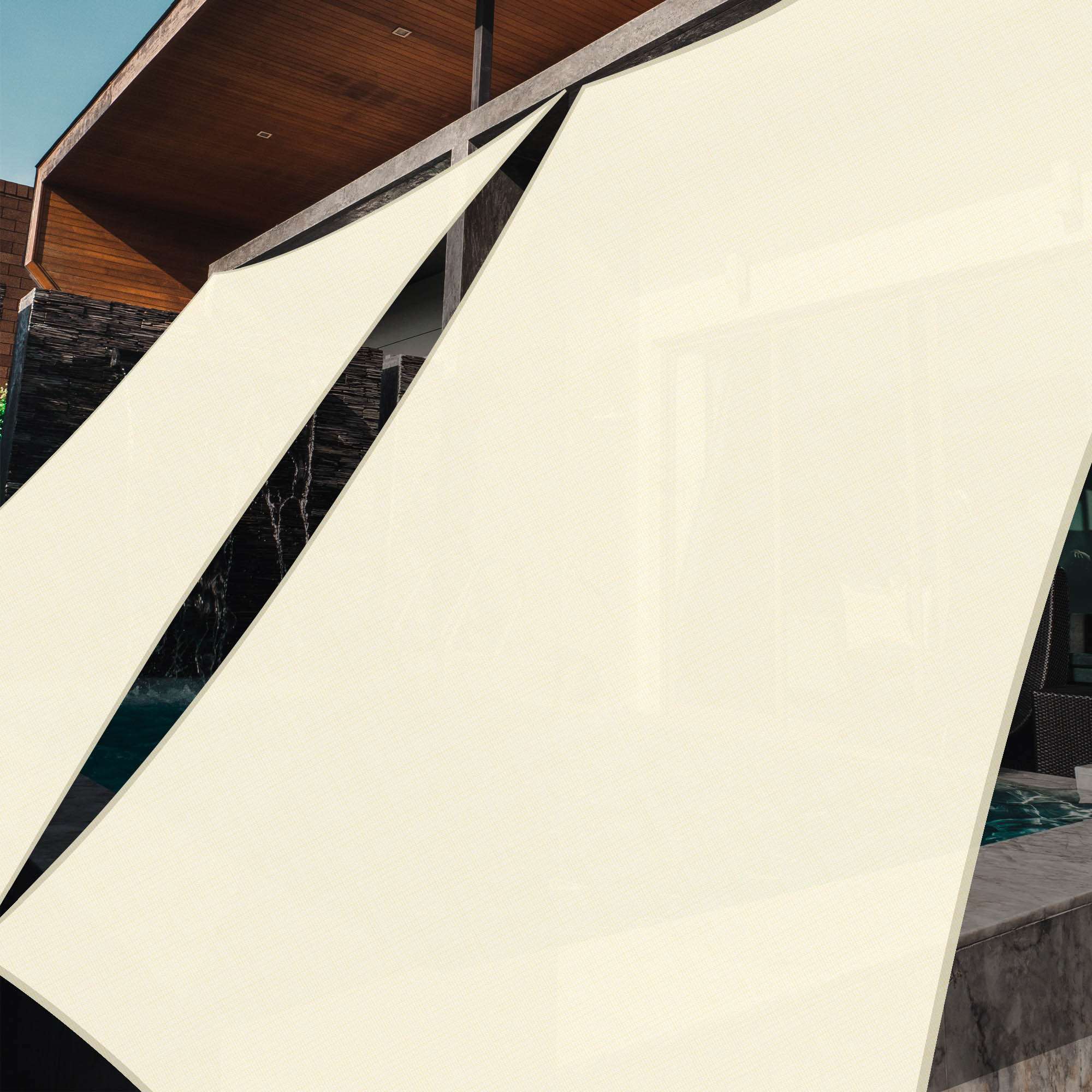 Yescom 07SSS005-S12-W1X2-LO Shade-Sails-Fabric - View #4