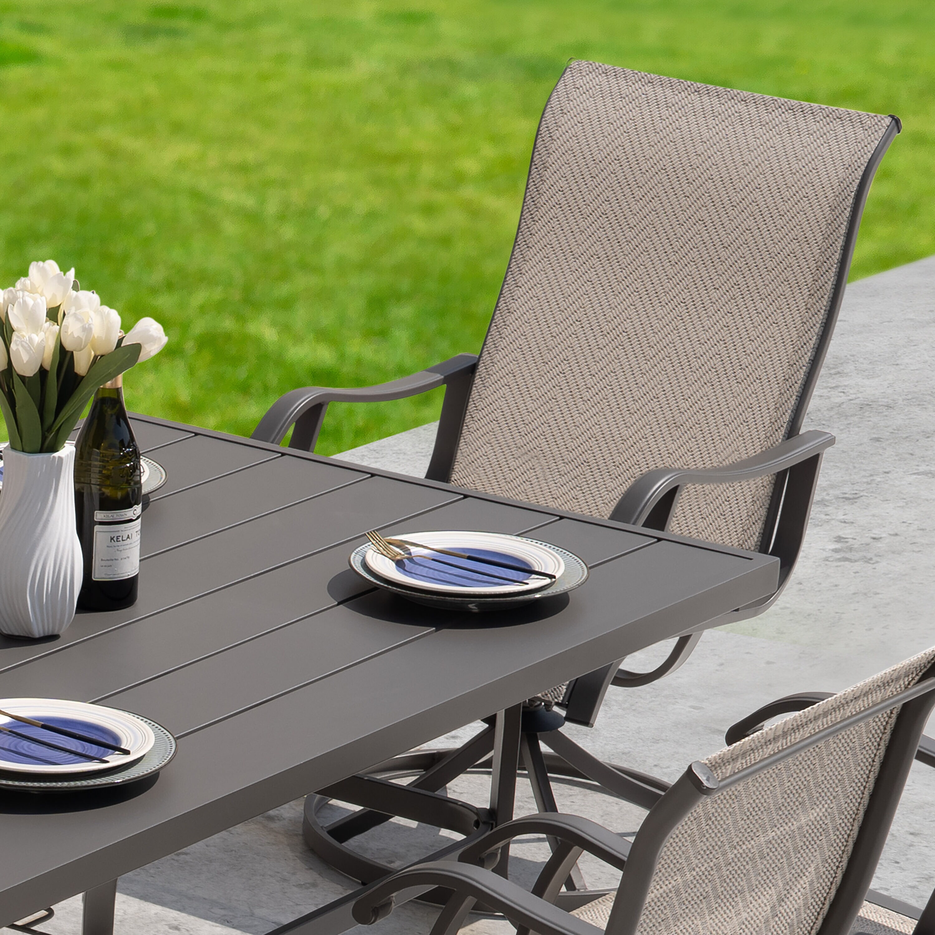 Nuu Garden SID106FS-T103GR Patio-Dining-Sets - View #3