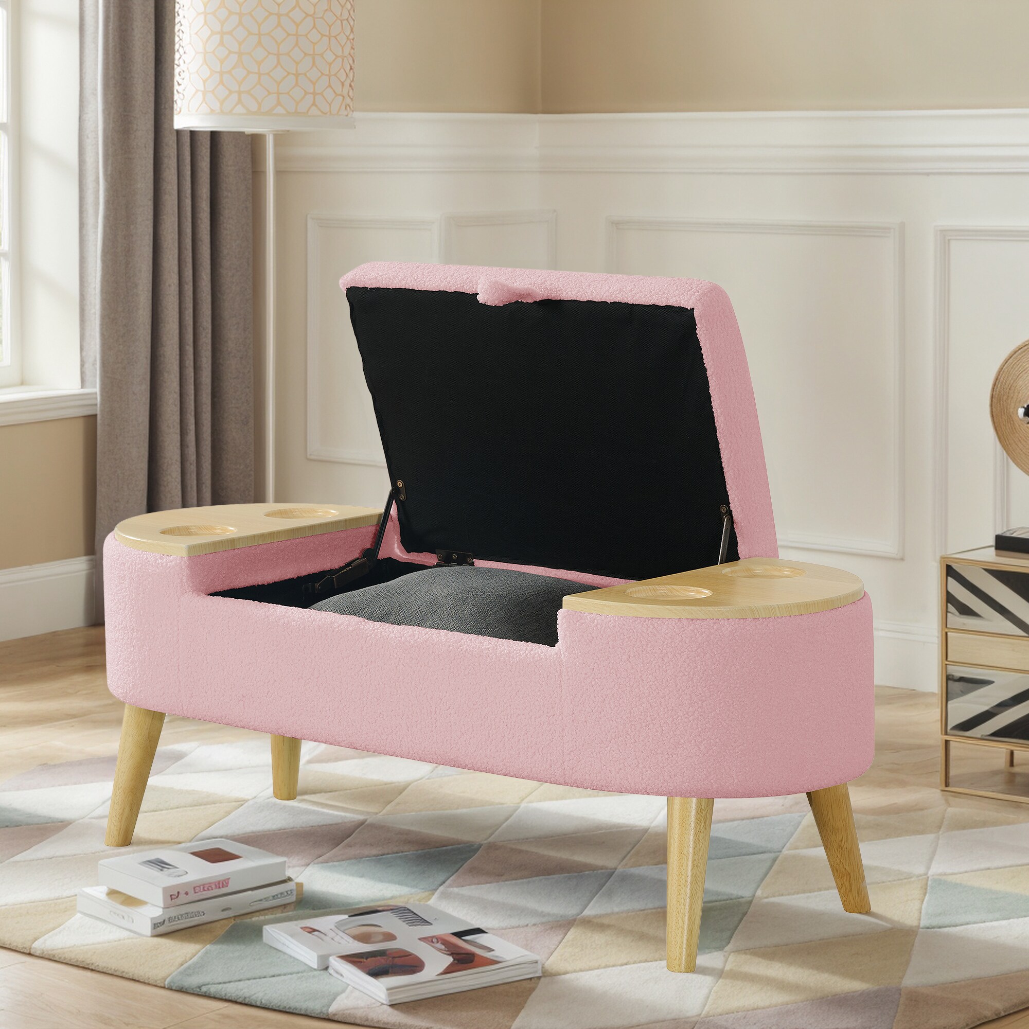 Hrinhom HC-W4105-PINK bench - View #4