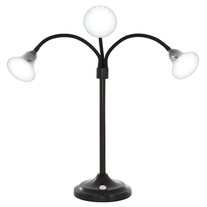 Hastings Home 3 Head Desk Lamp Led, Touch Switch Floor Lamp