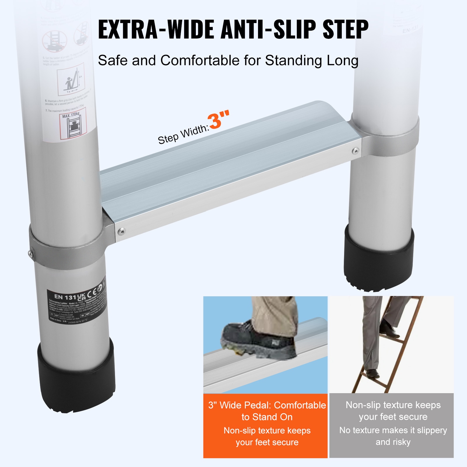 VEVOR SCSSLTQLHJK105993V0 Step-Ladders - View #4