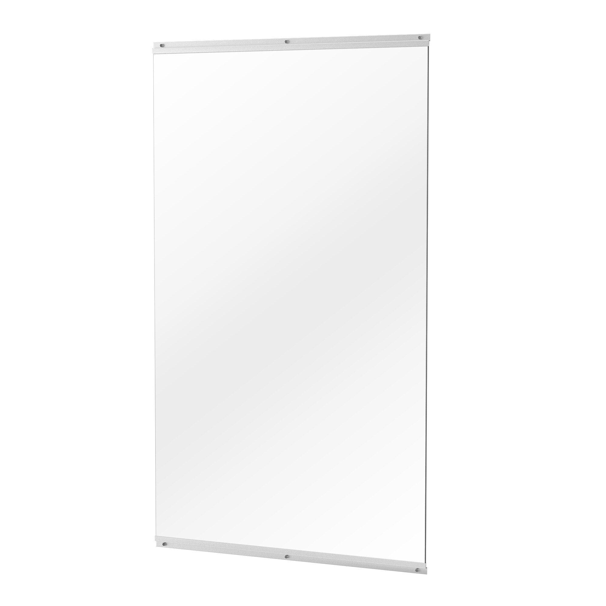 LOVMOR R-GM-36-60-1PC Polished 36 in. W x 60 in. Modern Rectangular Tempered Glass Wall Mirror