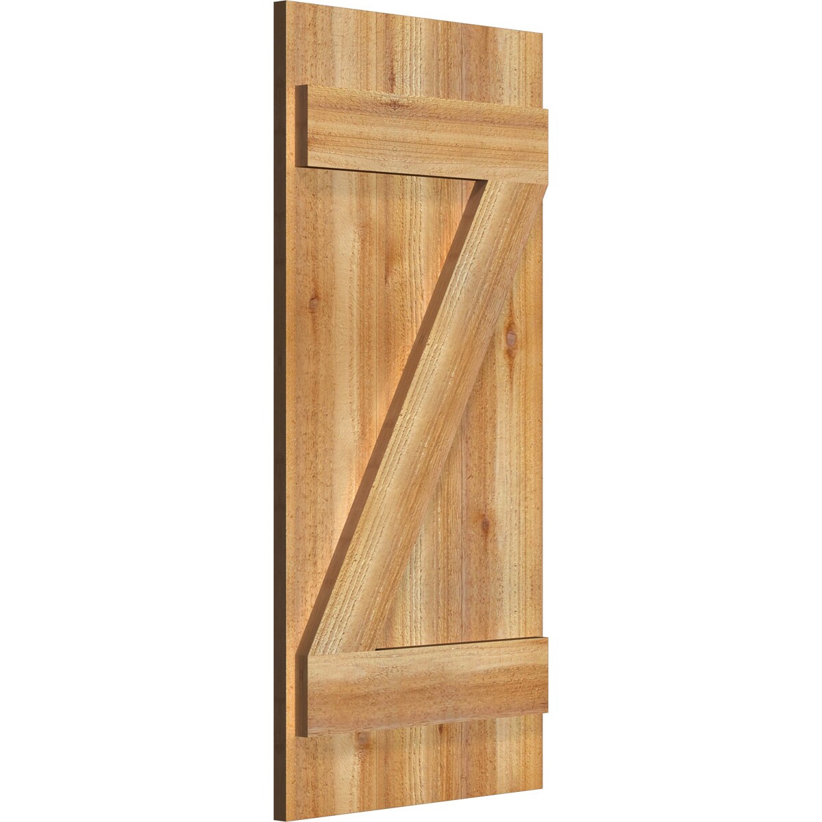 Ekena Millwork RBJ06Z16X034RWR Exterior-Shutters - View #2