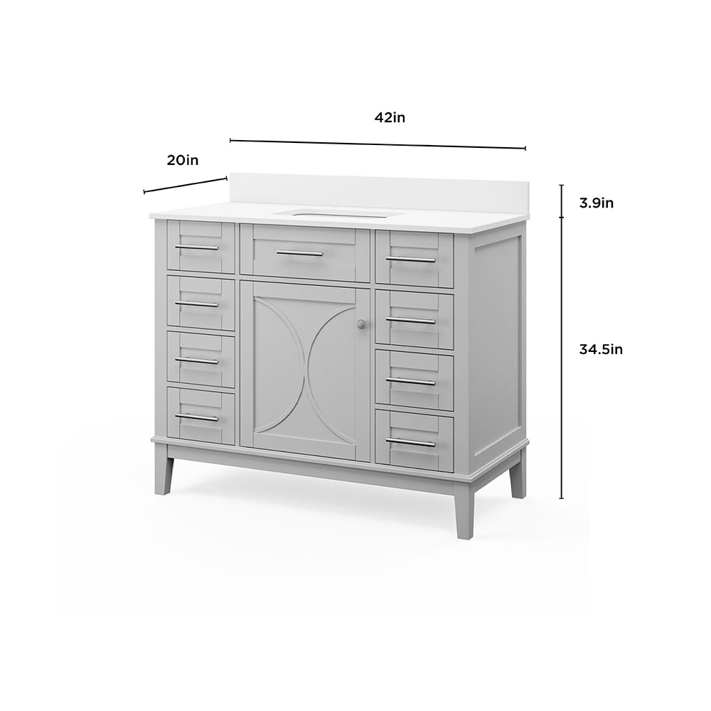 allen + roth LWSK42VG Bath-Vanity-Combo - View #6