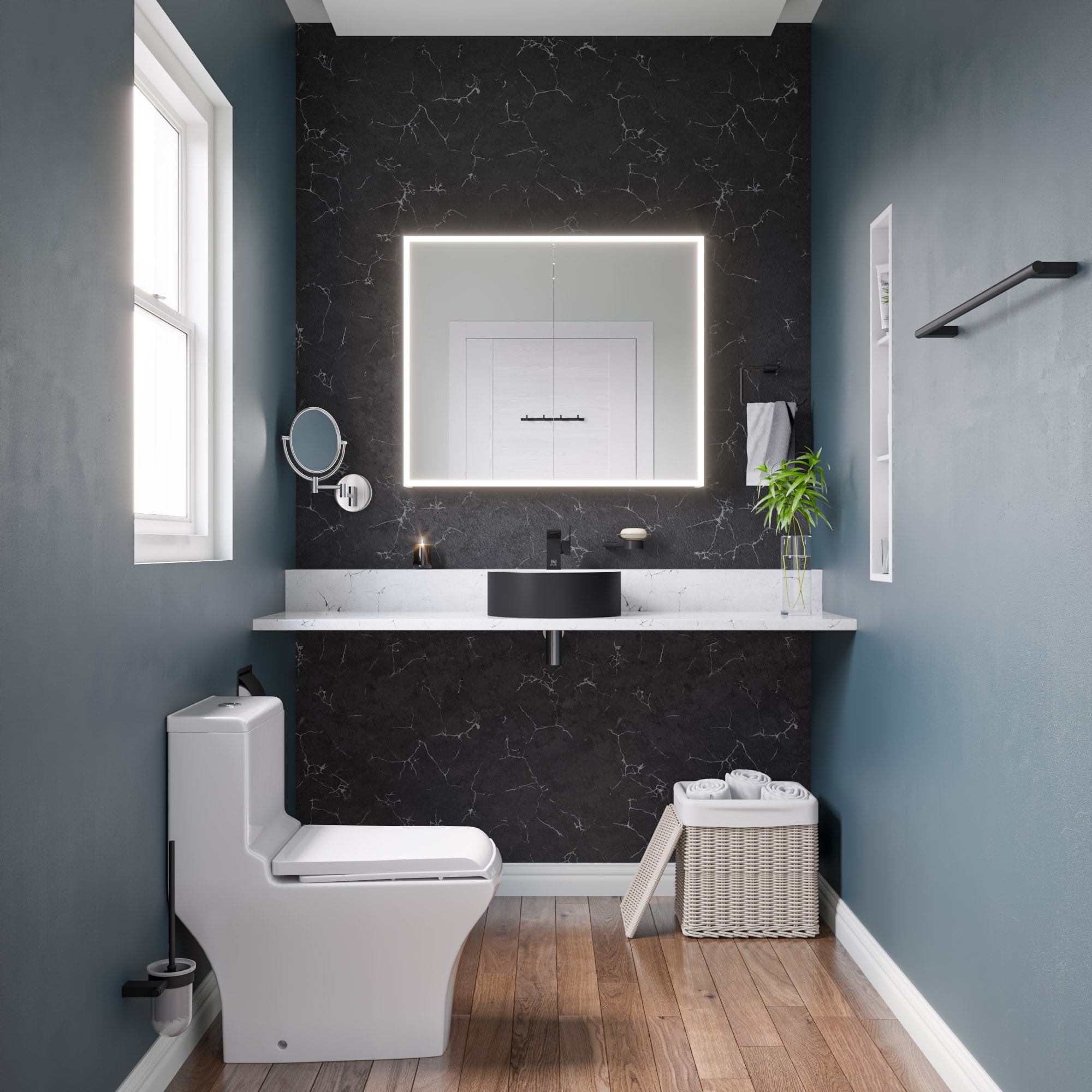 ALFI ABNC0836-W Bathroom-Shelves - View #14
