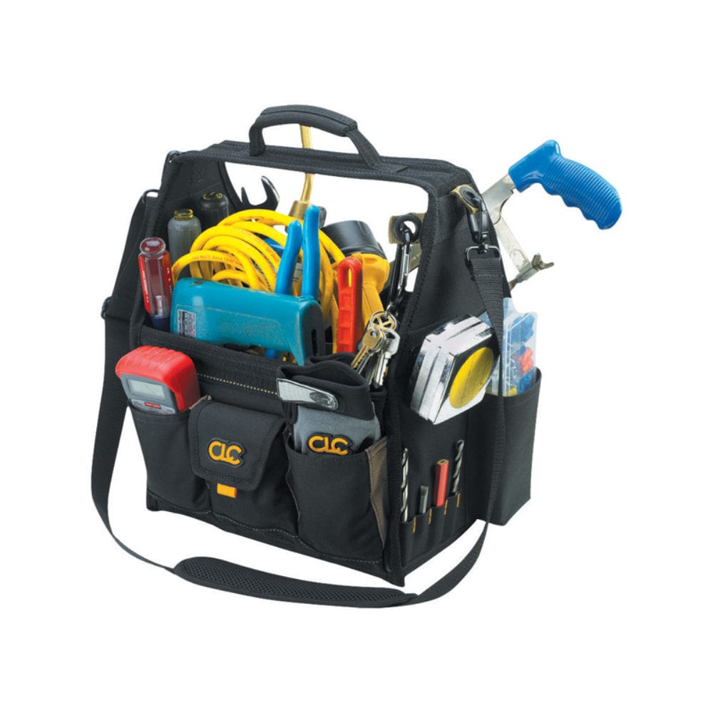 CLC  12 in Soft Sided Tool Box Black Polyester 20 Pockets