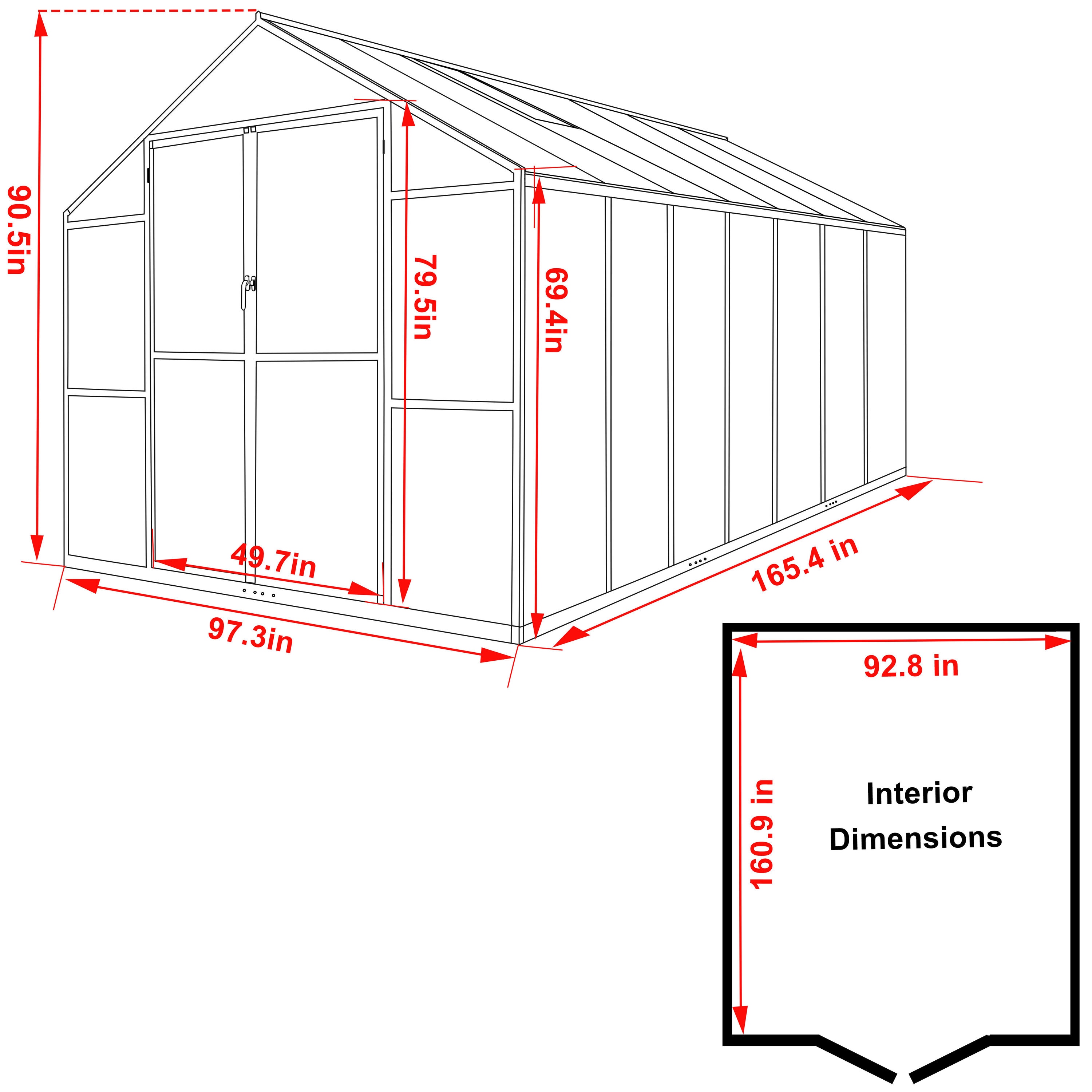 VEIKOUS PG0101-14-01SI greenhouses - View #2