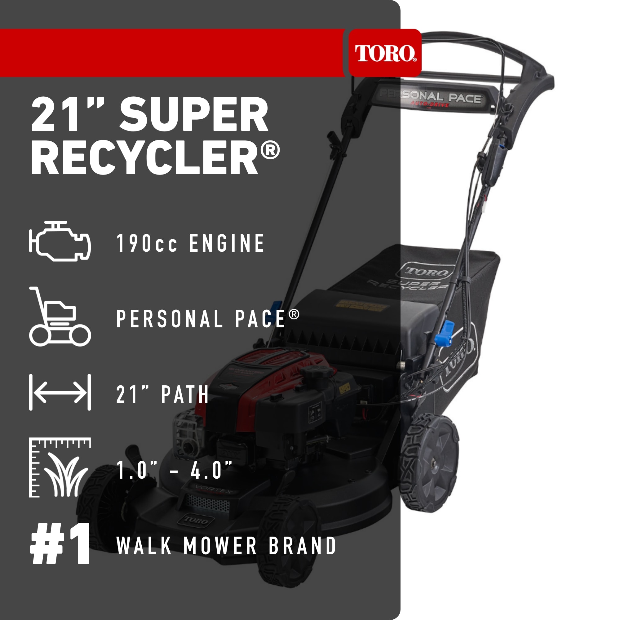 Toro 21564 Gas-Walk-Behind-Mowers - View #2