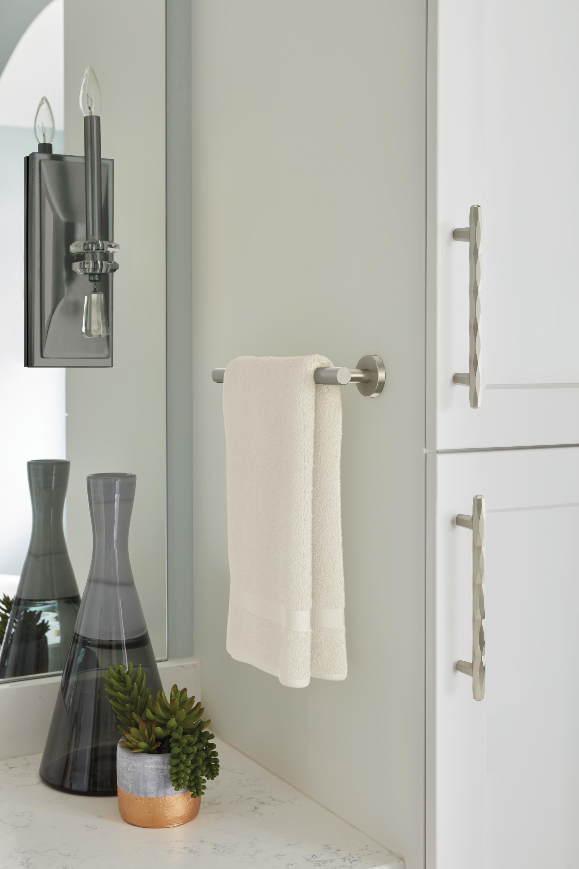 Stainless Steel 9-Inch Wall Mounted Single Bar Towel Rack