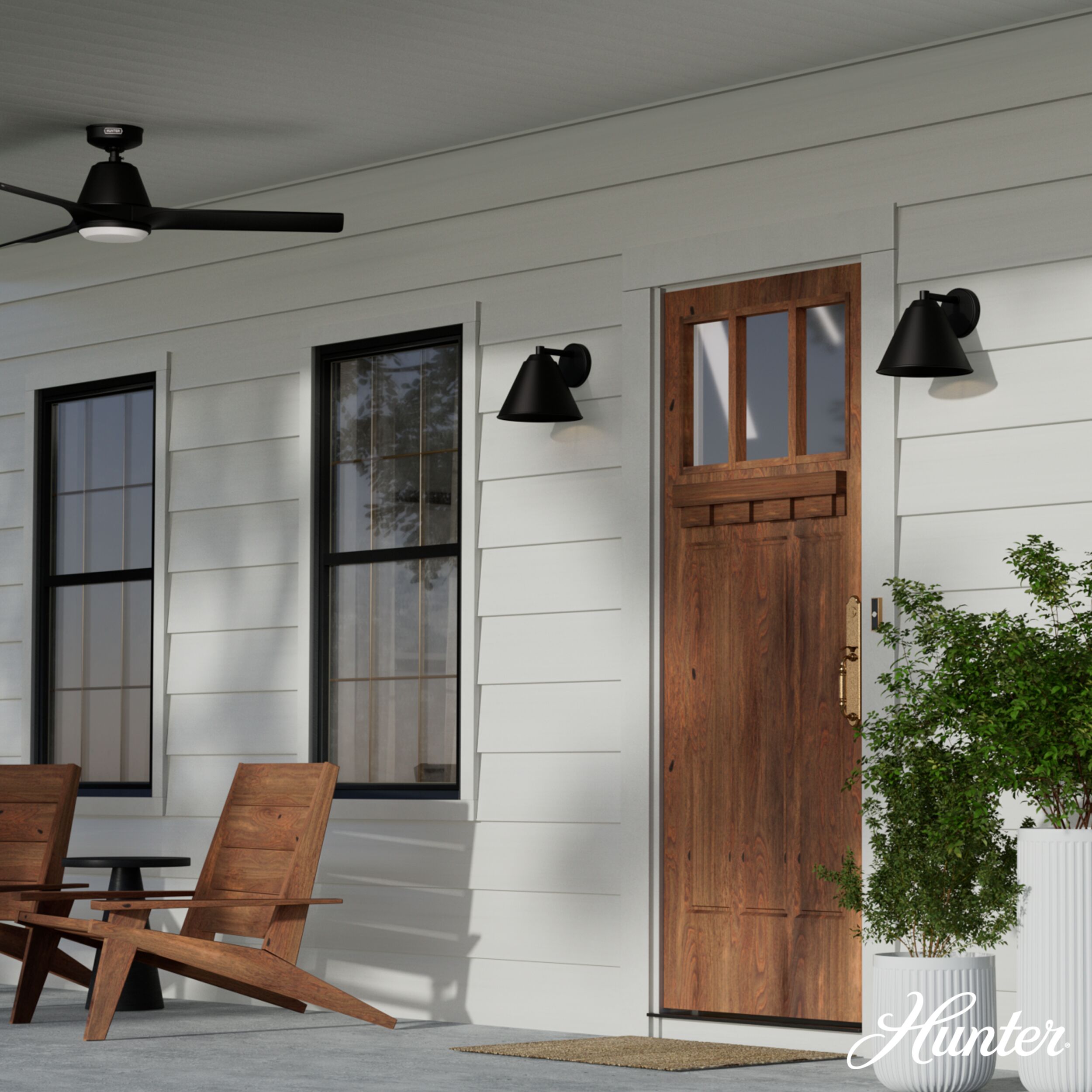 Hunter 46030 Outdoor-Wall-Lighting - View #3