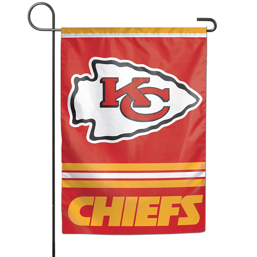 NFL Kansas City Chiefs Red Polyester Garden Flag