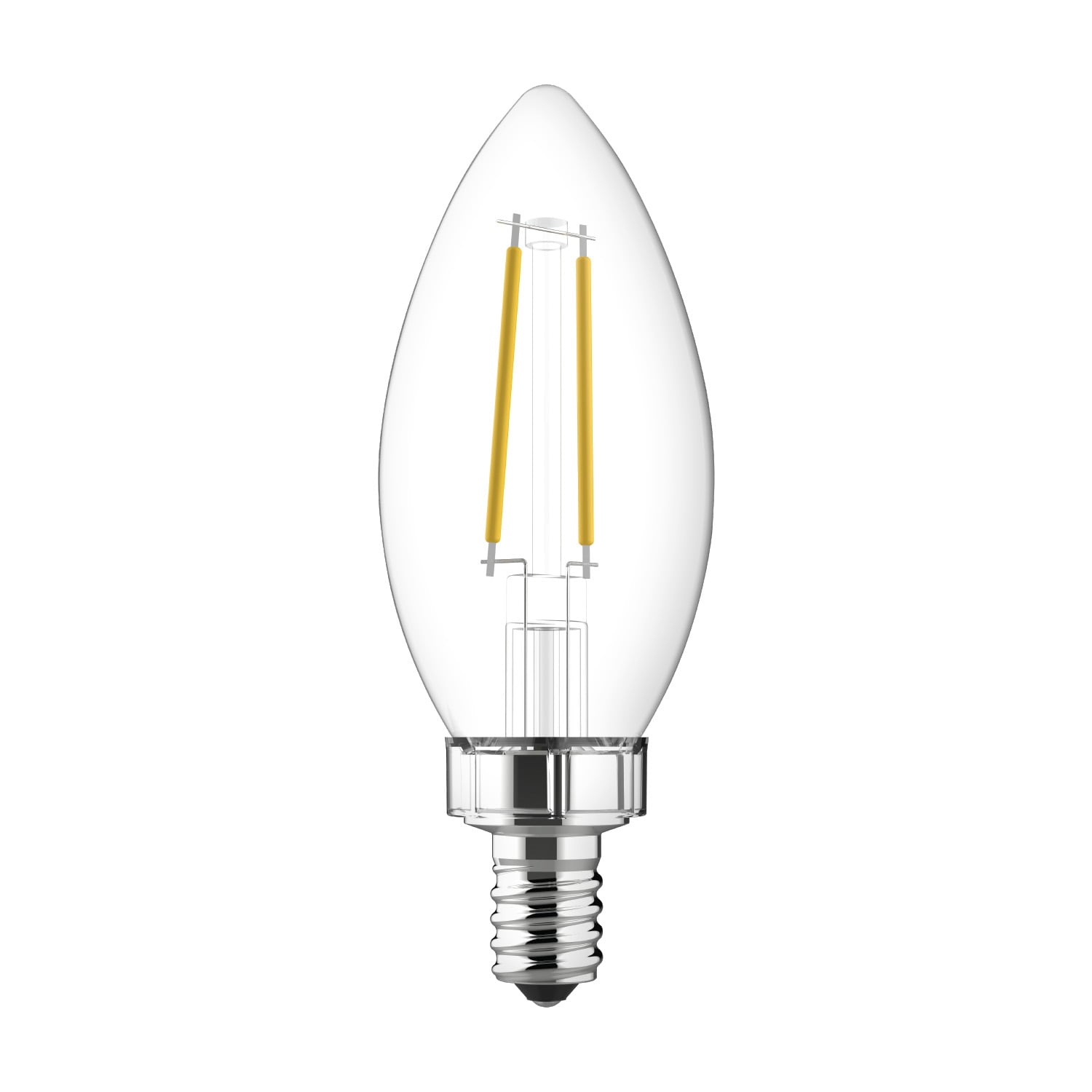 GE Relax 40-Watt EQ B11 Soft White Candelabra Base (E-12) Dimmable LED ...