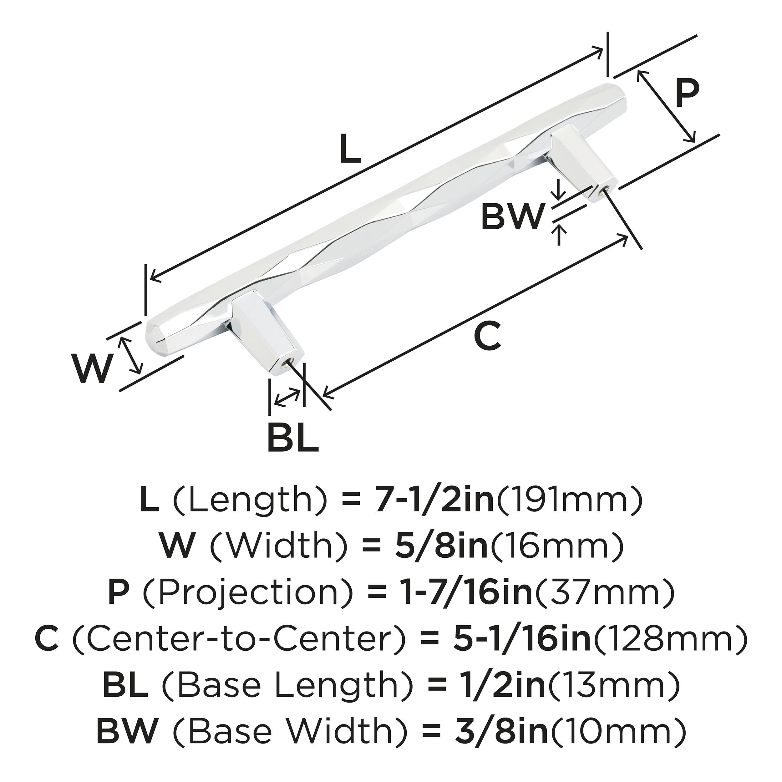 Amerock BP3664426 Cabinet-Pulls - View #4