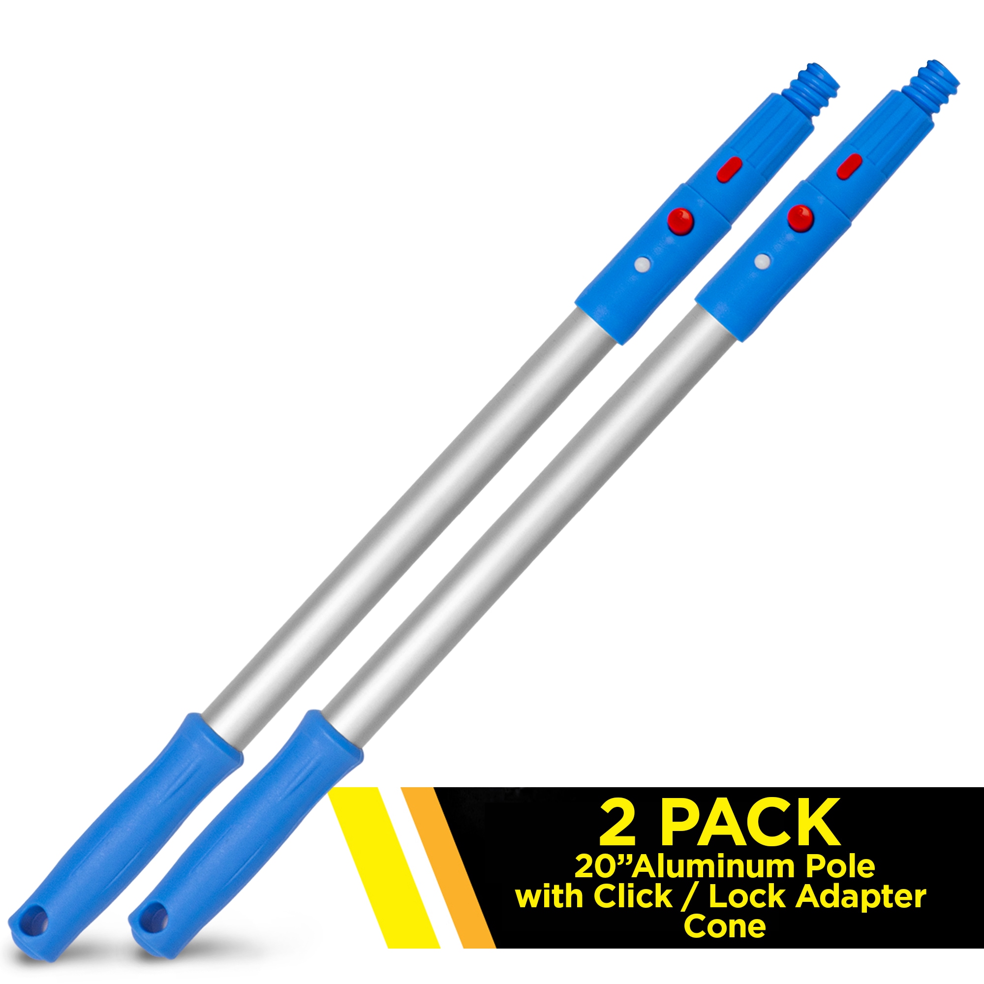 Gritt Commercial  20-Inch Aluminum Pole 2-Pack