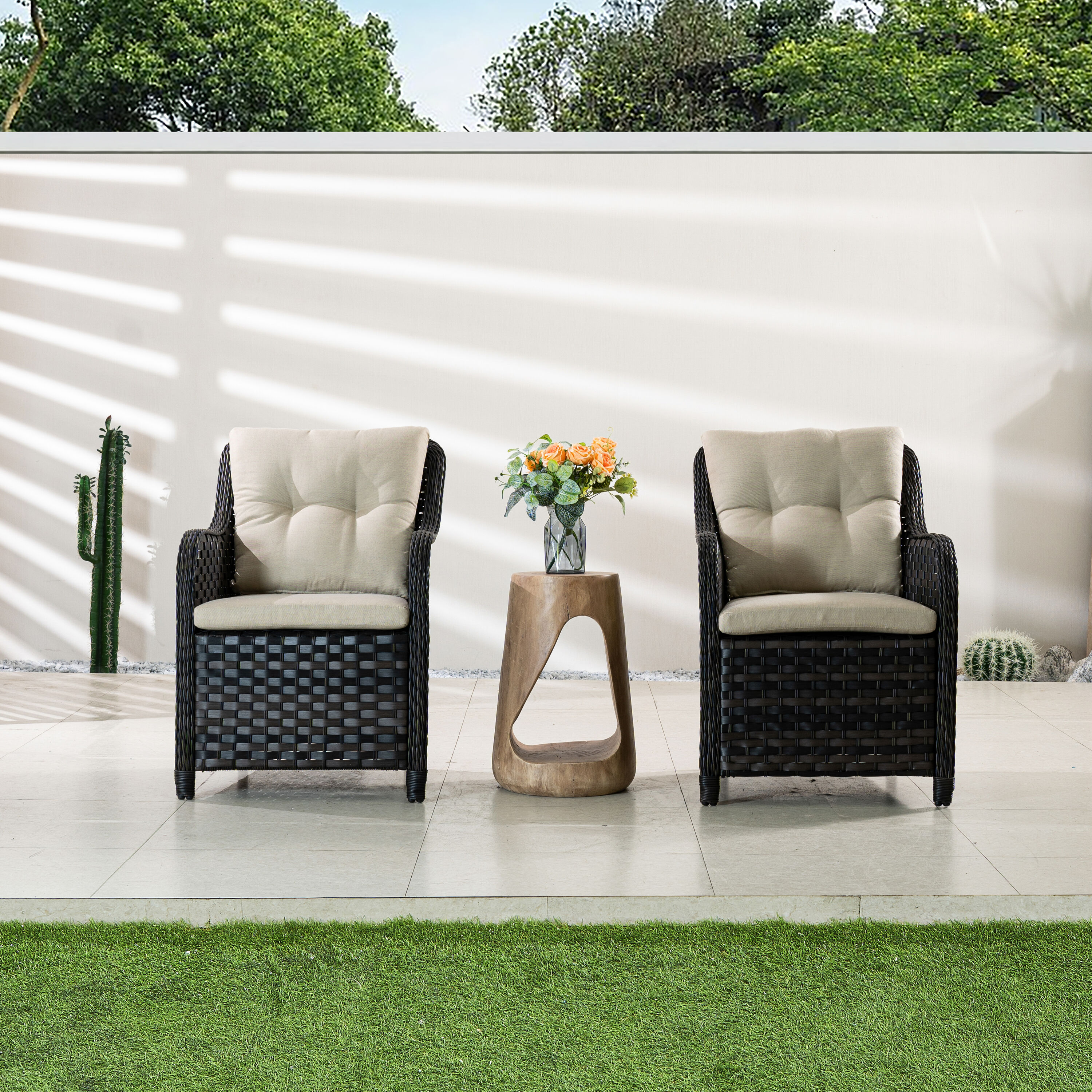 Direct Wicker DWC-250062ST012B Patio-Conversation-Sets - View #2
